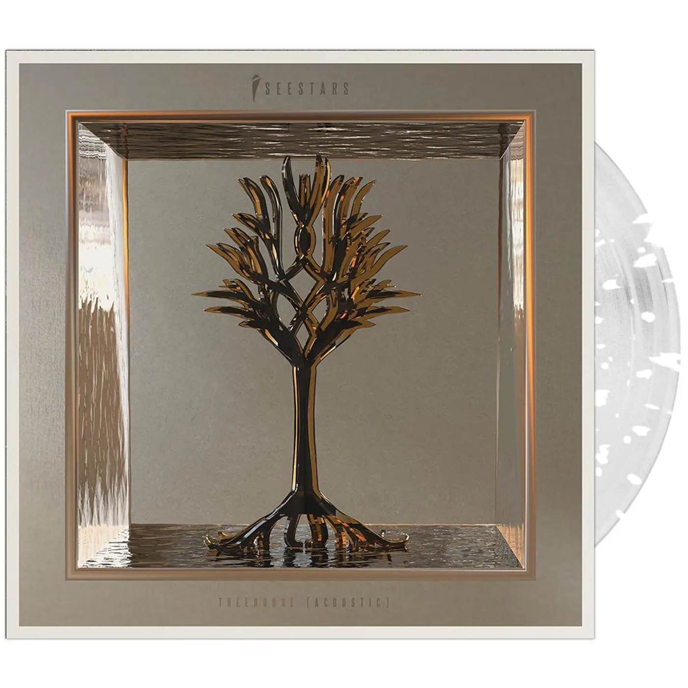 I See Stars - 'Treehouse (Acoustic)' Trans Clear w/White Splatter Vinyl