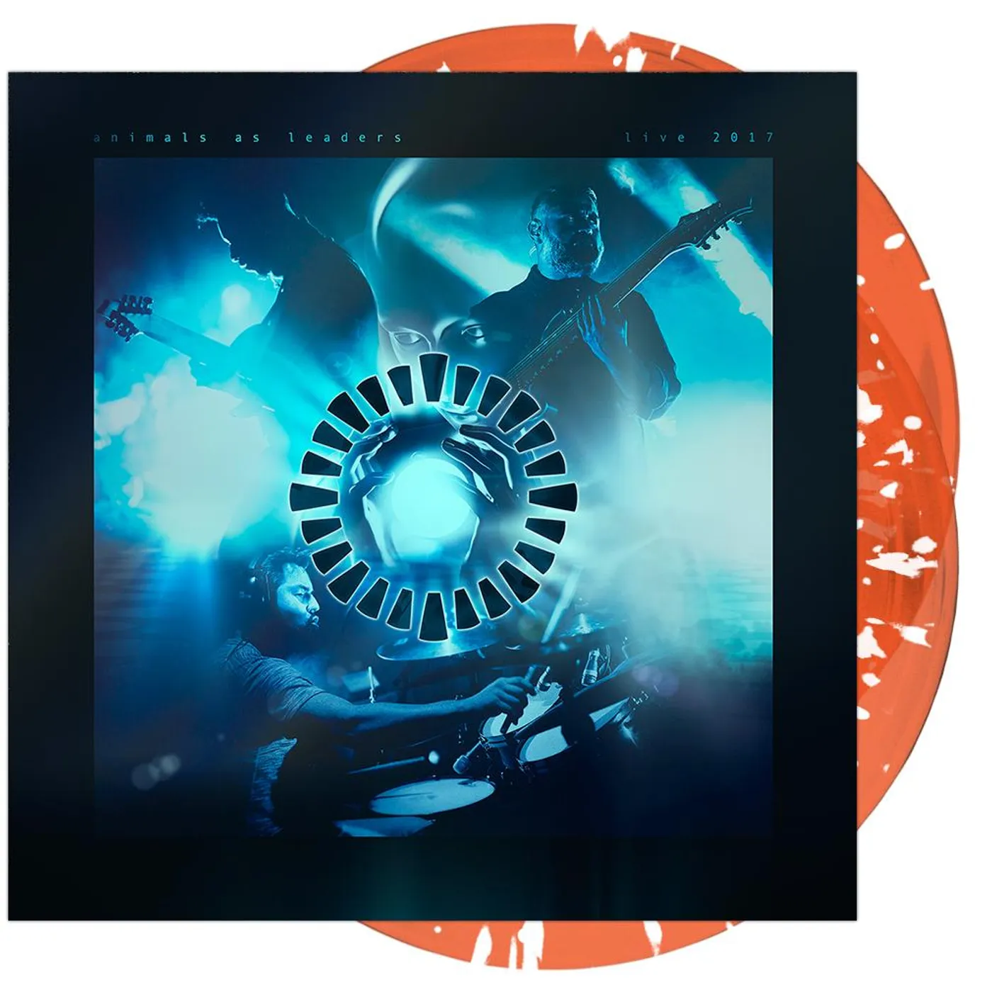 Animals As Leaders - 'Live 2017' Trans Orange w/ White Splatter