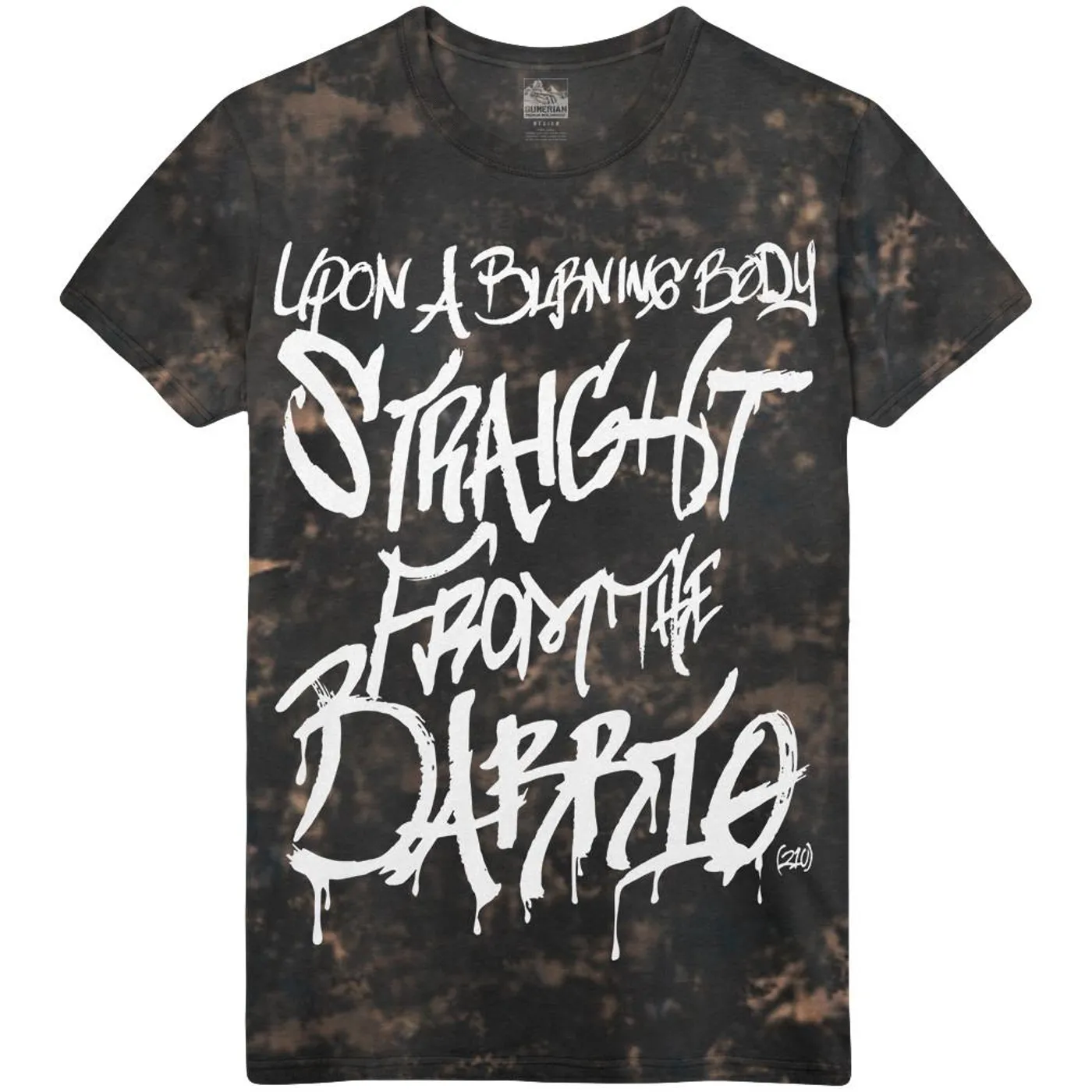 Upon A Burning Body - Barrio Acid Wash Tee