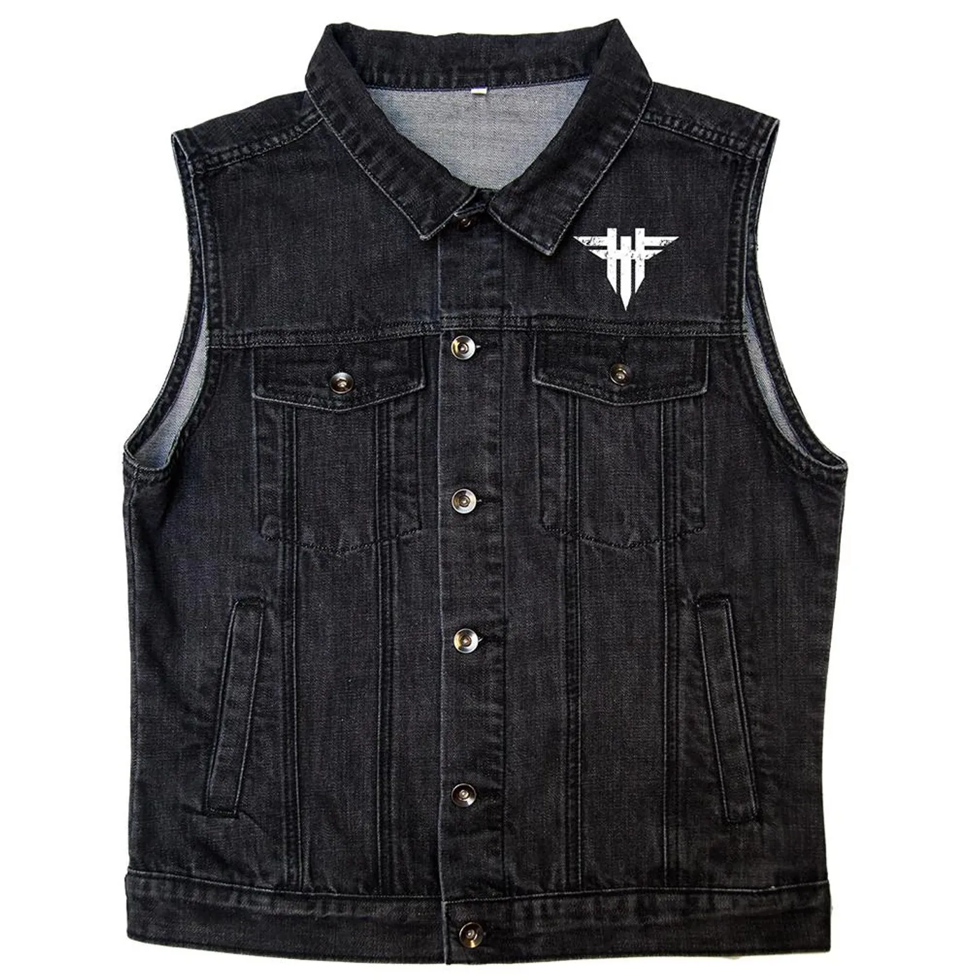 Through Fire - Vintage Black Vest