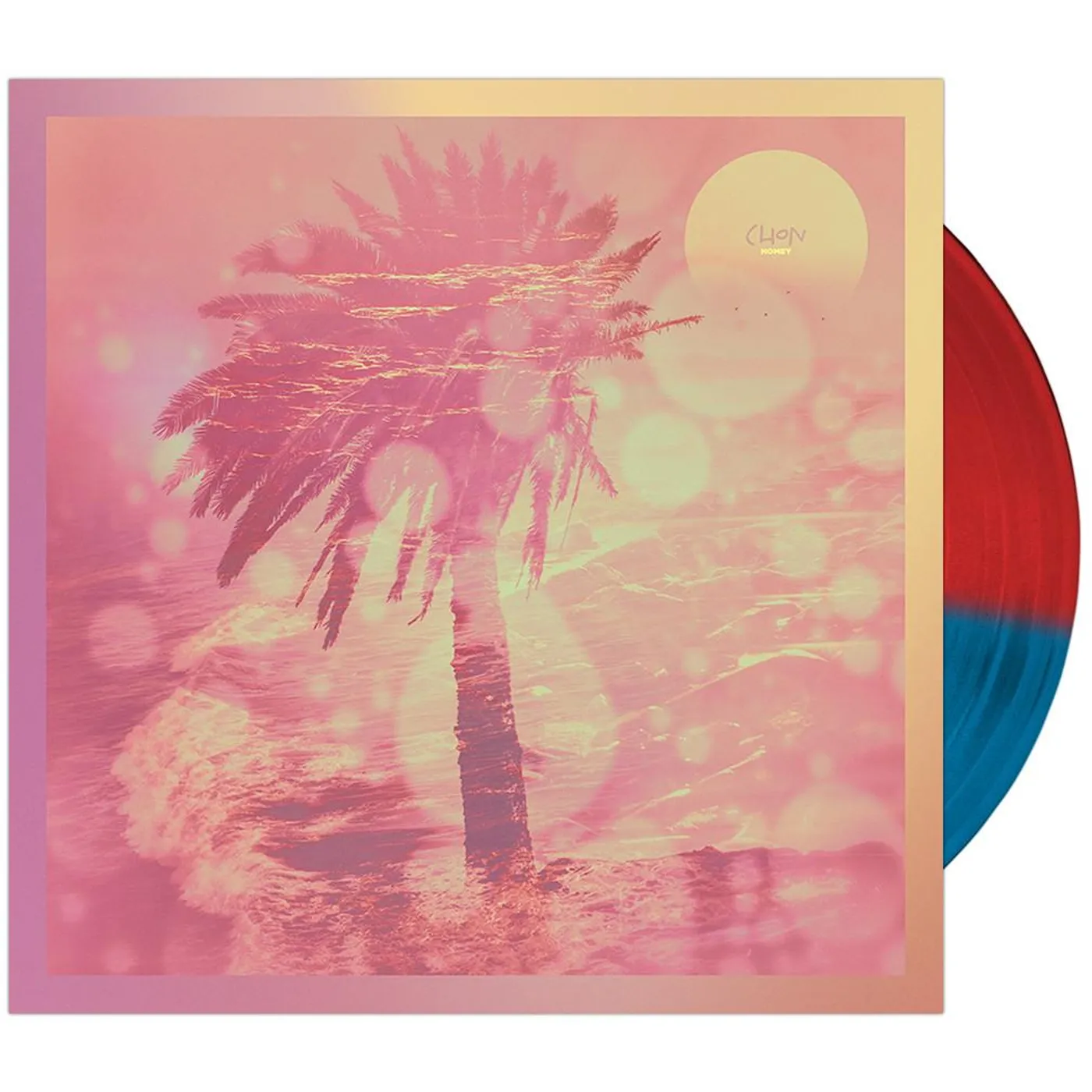 CHON - 'Homey' Half & Half Opaque Red & Blue Vinyl