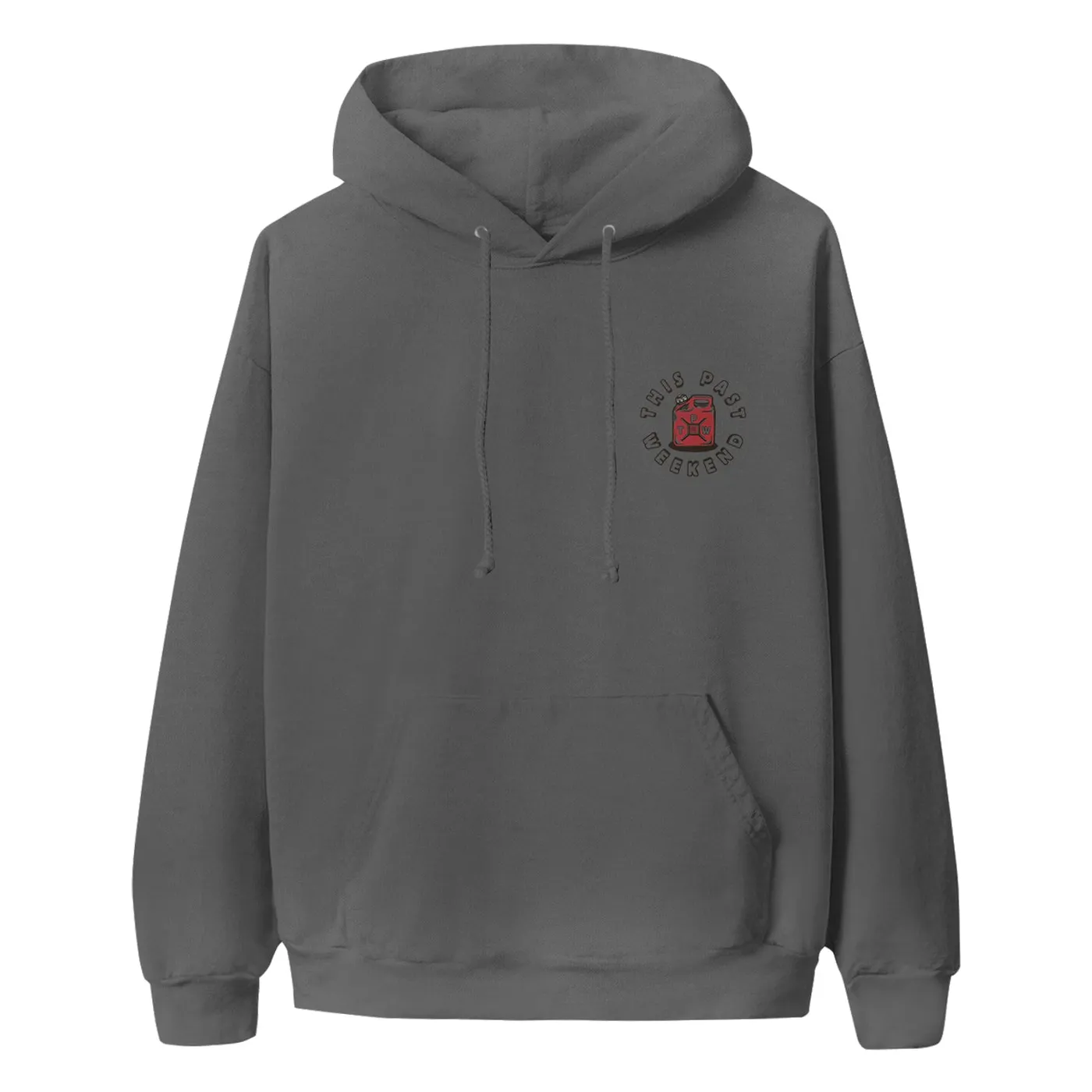 Theo Von Out of Gas Charcoal Hoodie