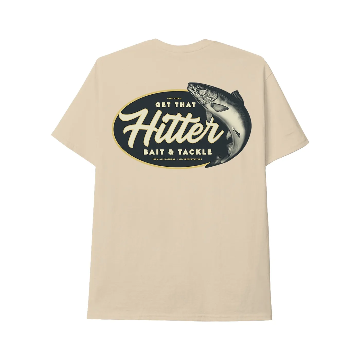 Theo Von Gone Fishing Tan Tee