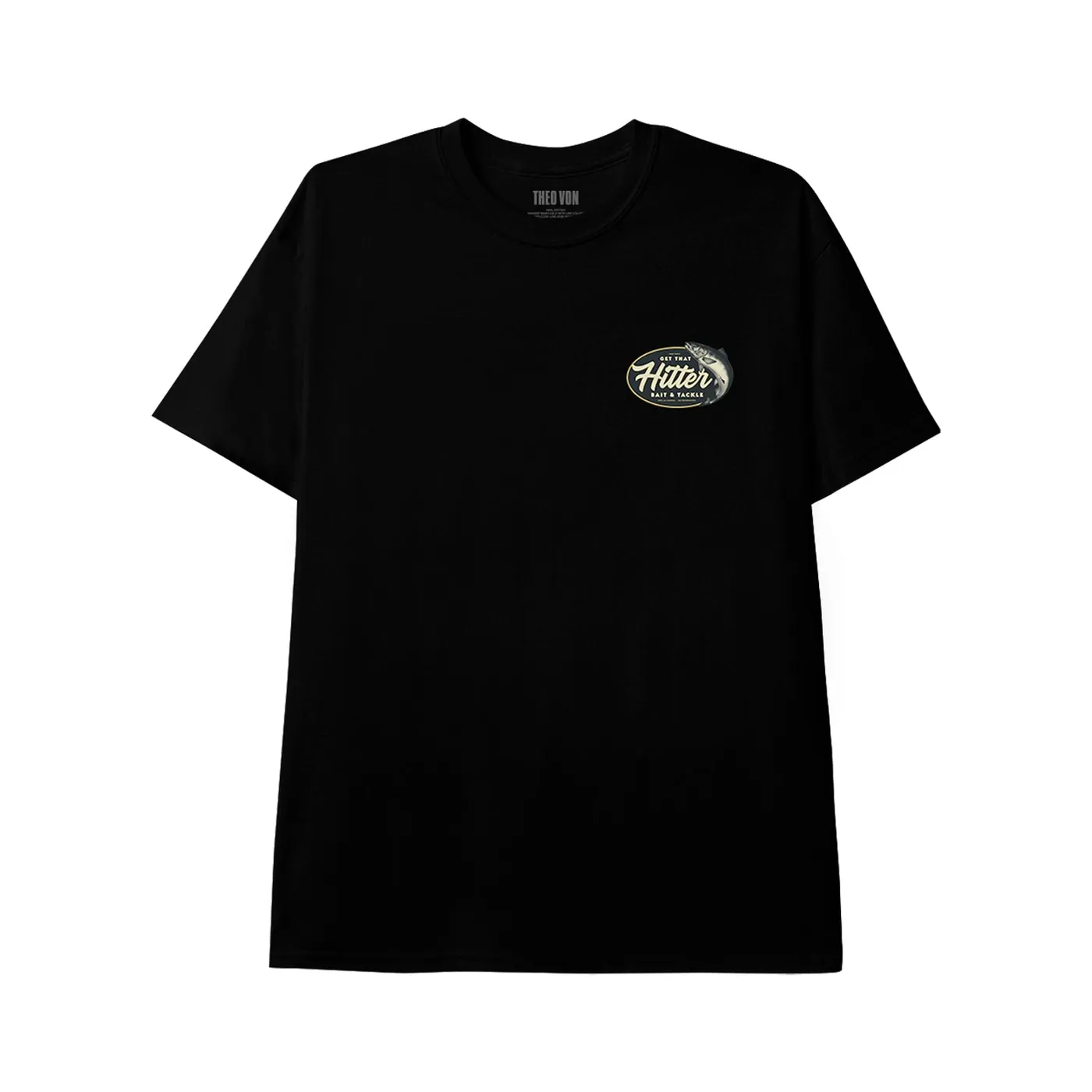 Theo Von Gone Fishing Black Tee