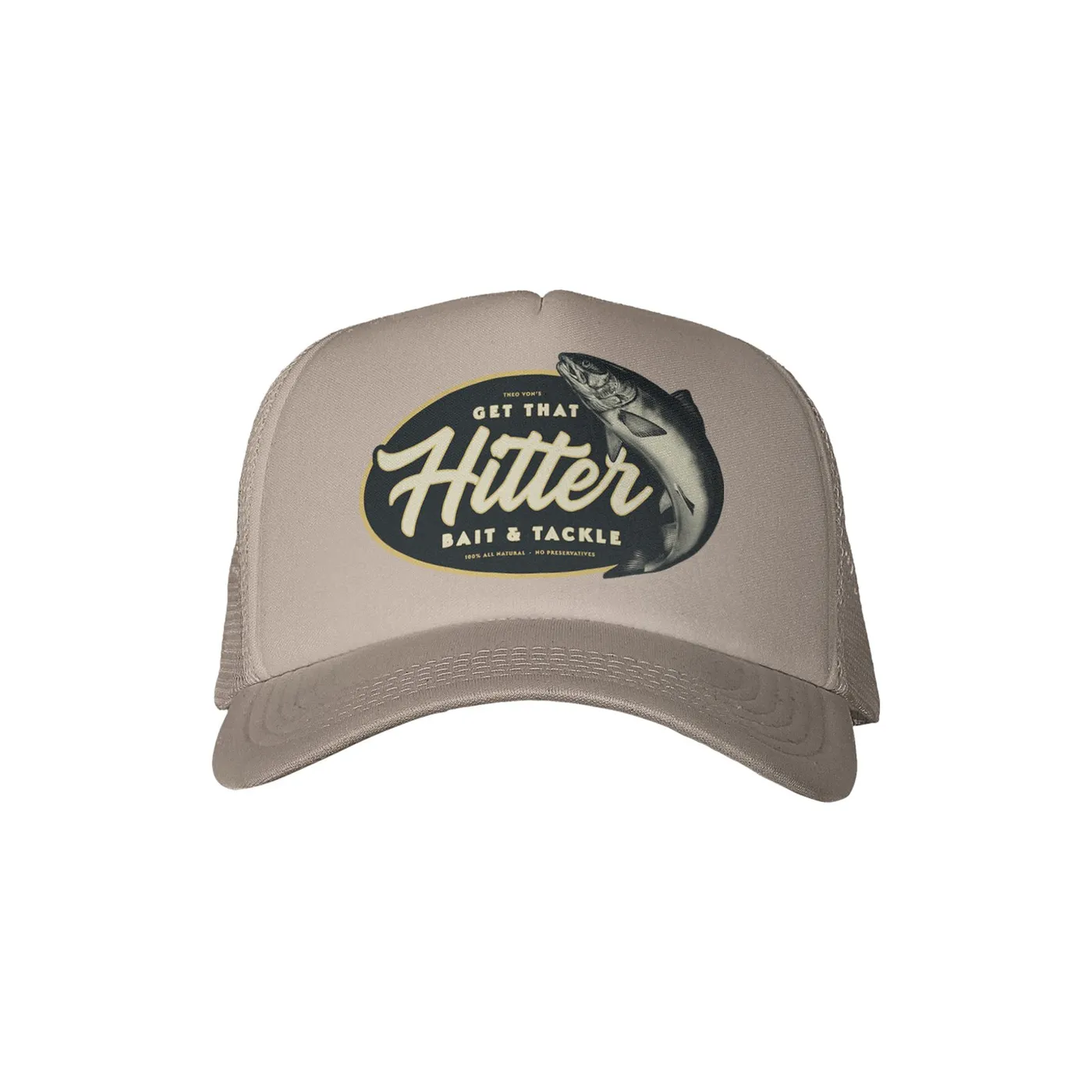 Theo Von Gone Fishing Tan Trucker Hat