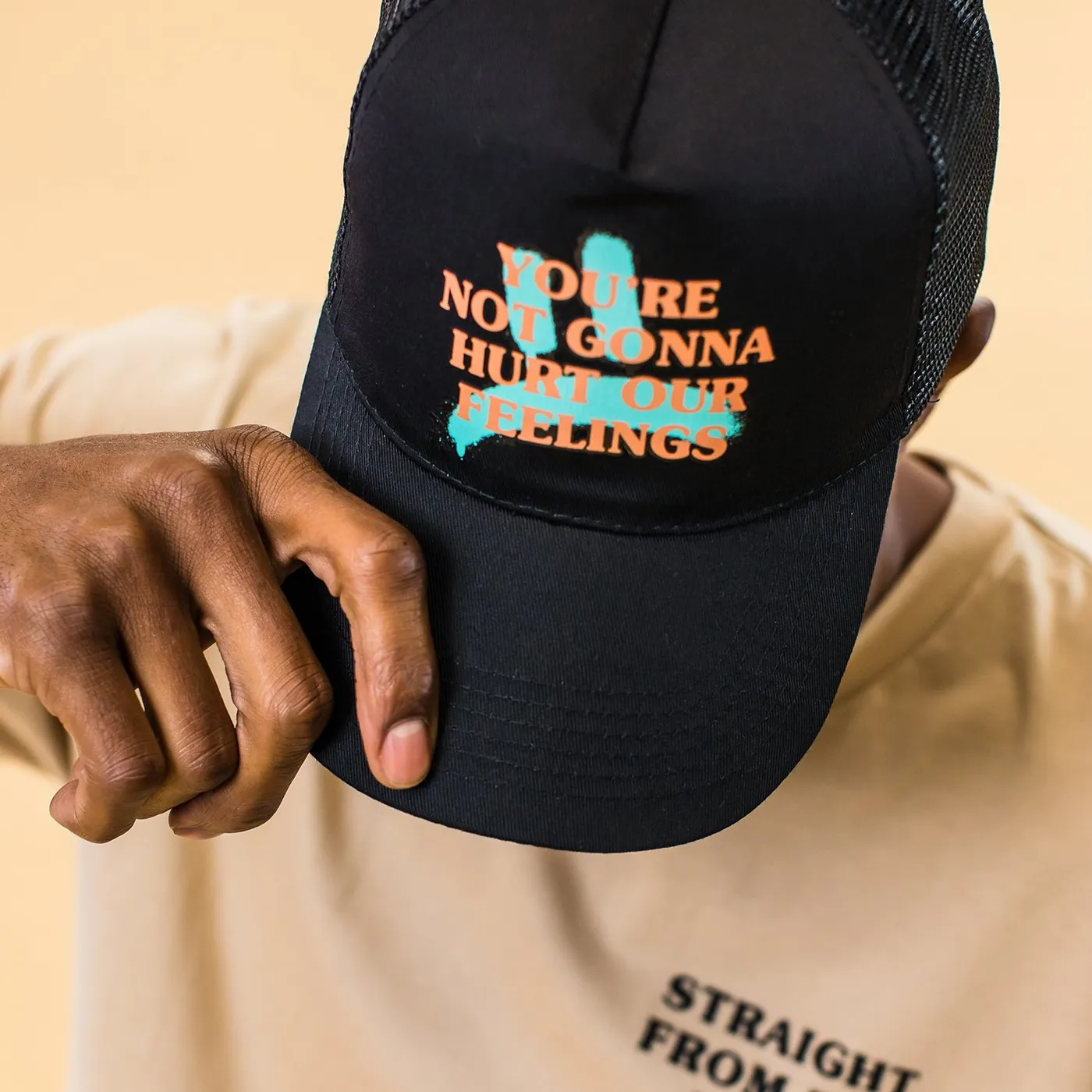Kevin Hart Hurt Our Feelings Black Trucker Hat
