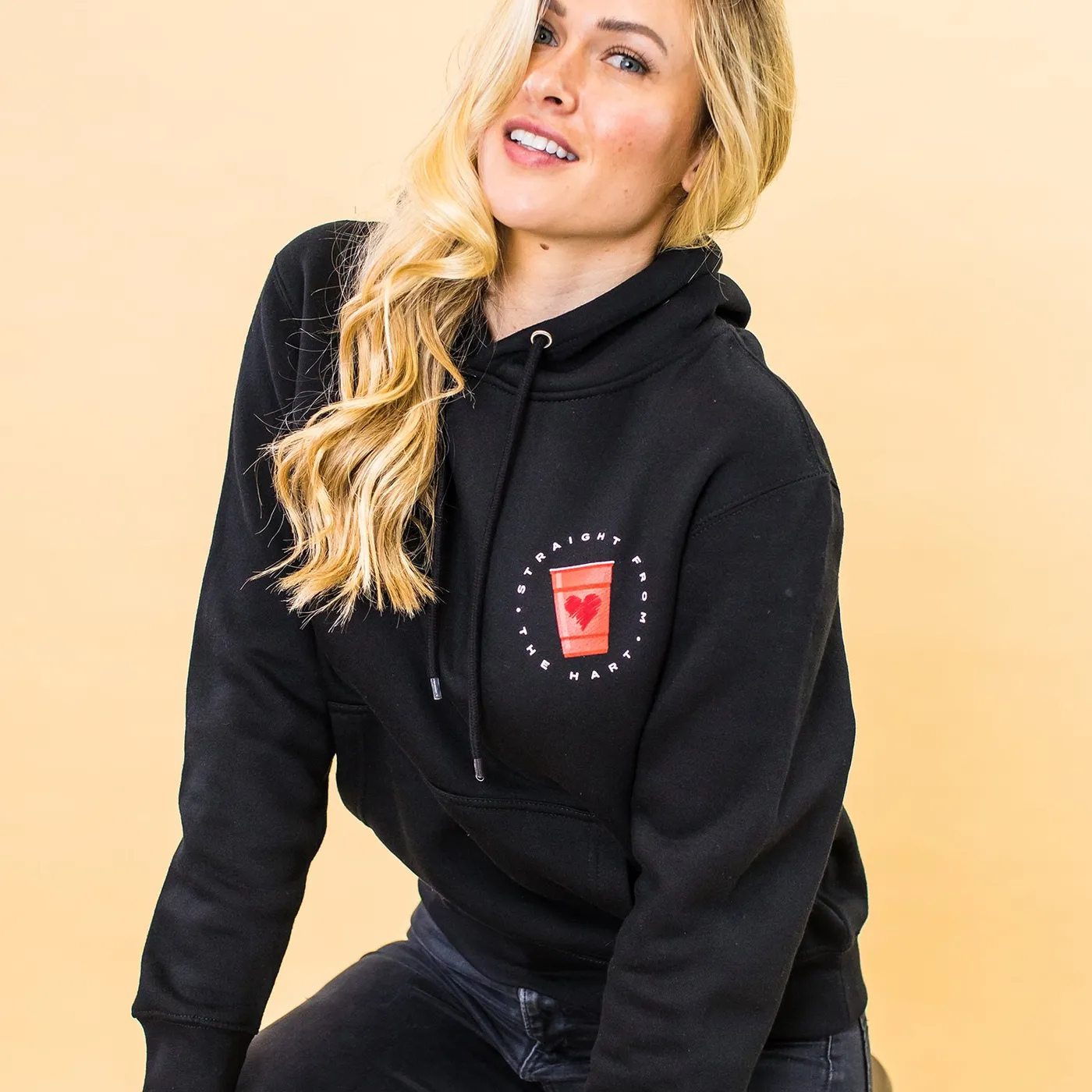 Kevin Hart Plastic Cup Black Hoodie