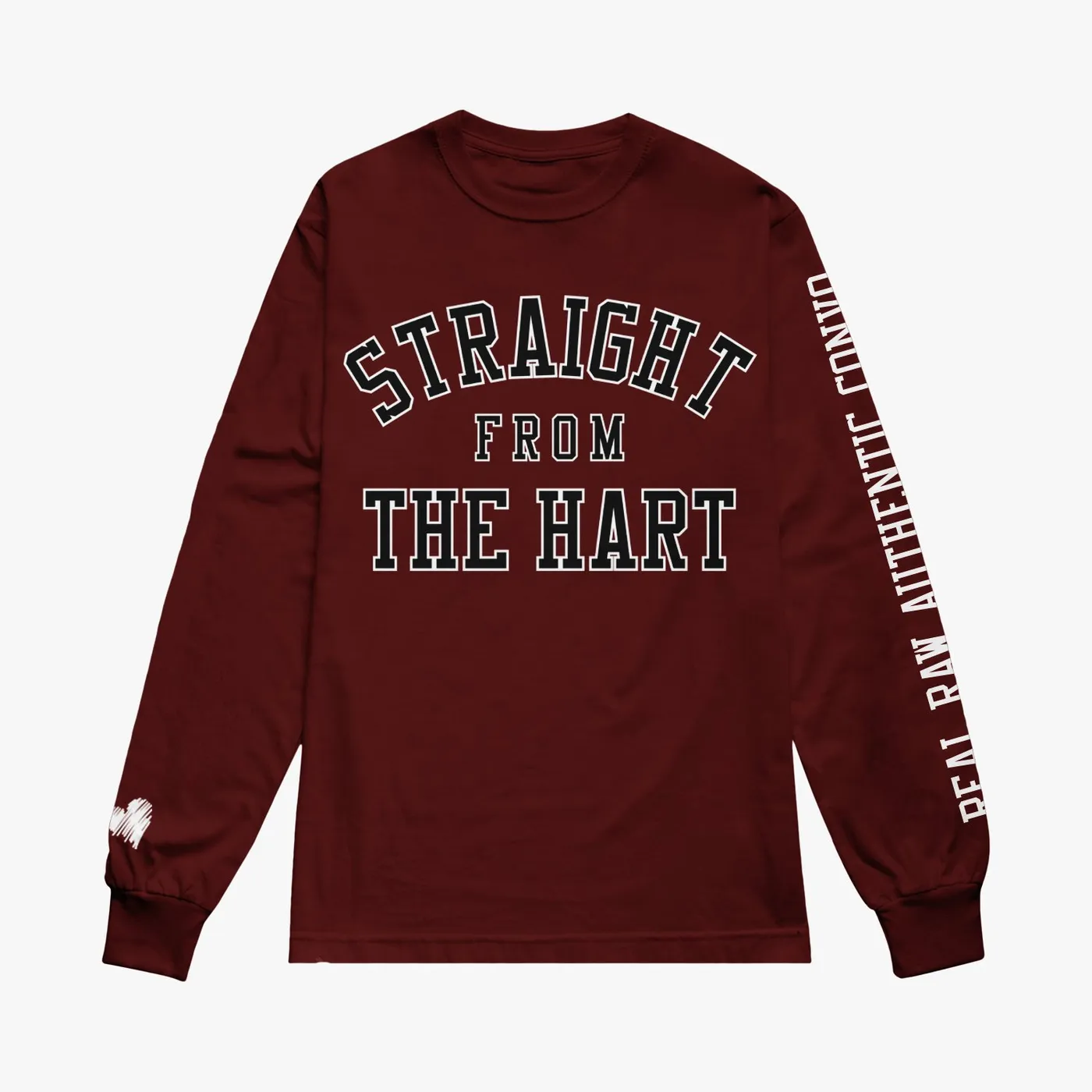 Kevin Hart Straight From The Hart Maroon Long Sleeve