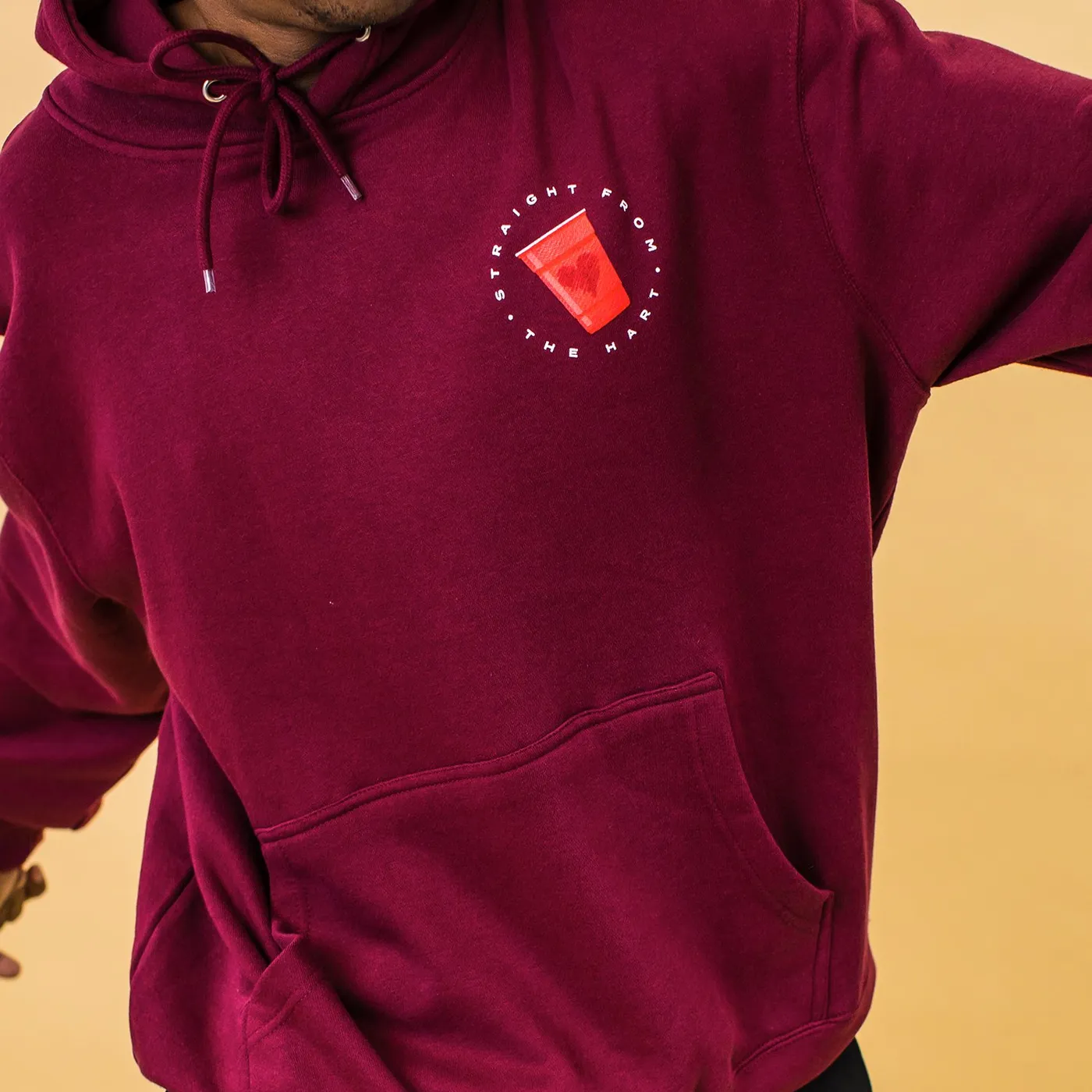 Kevin Hart Plastic Cup Maroon Hoodie