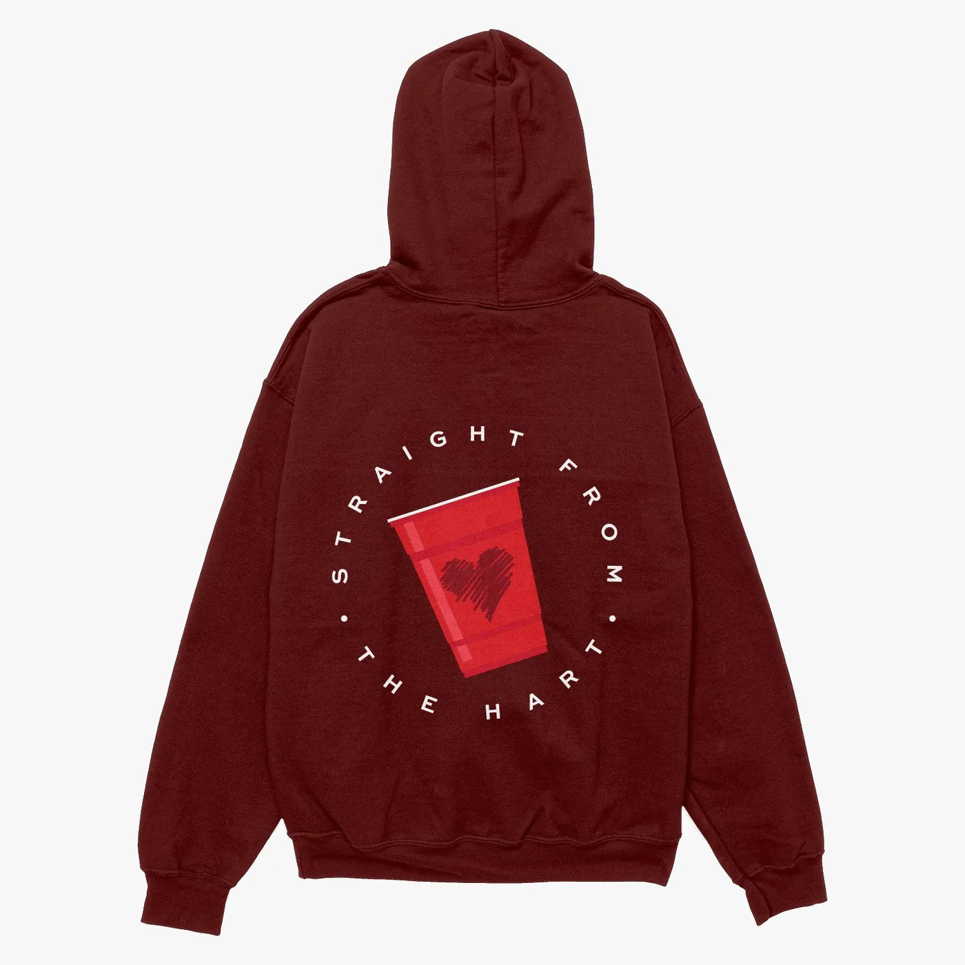 Kevin Hart Plastic Cup Maroon Hoodie