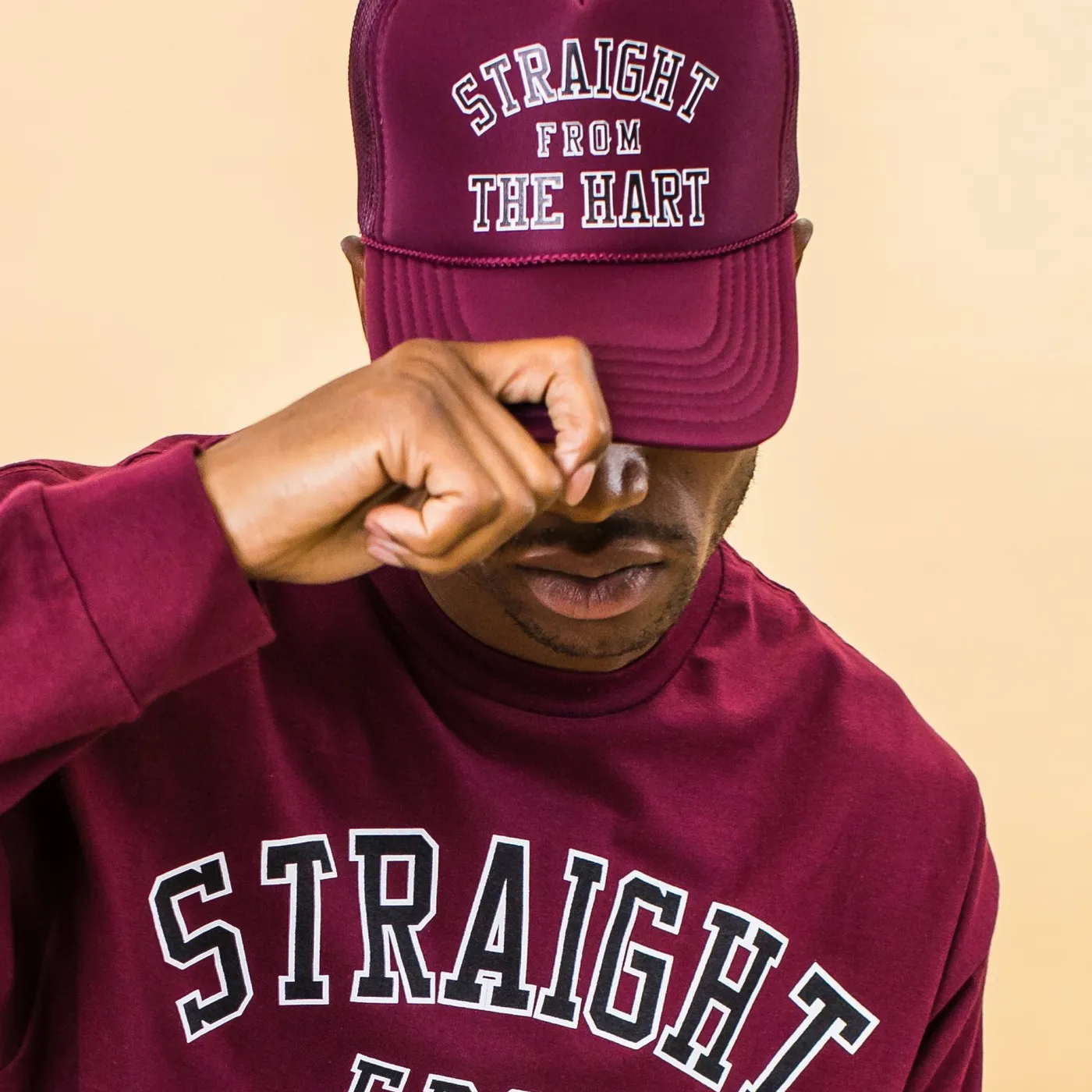 Kevin Hart Straight From the Hart Maroon Trucker Hat
