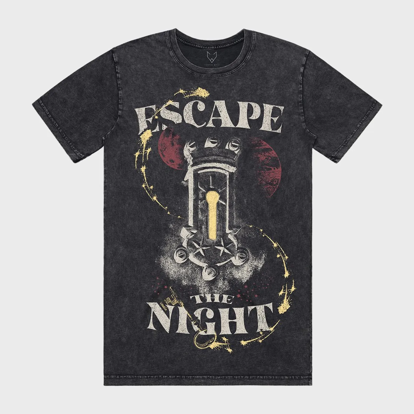 Joey Graceffa Escape The Night Mineral Wash Black Tee
