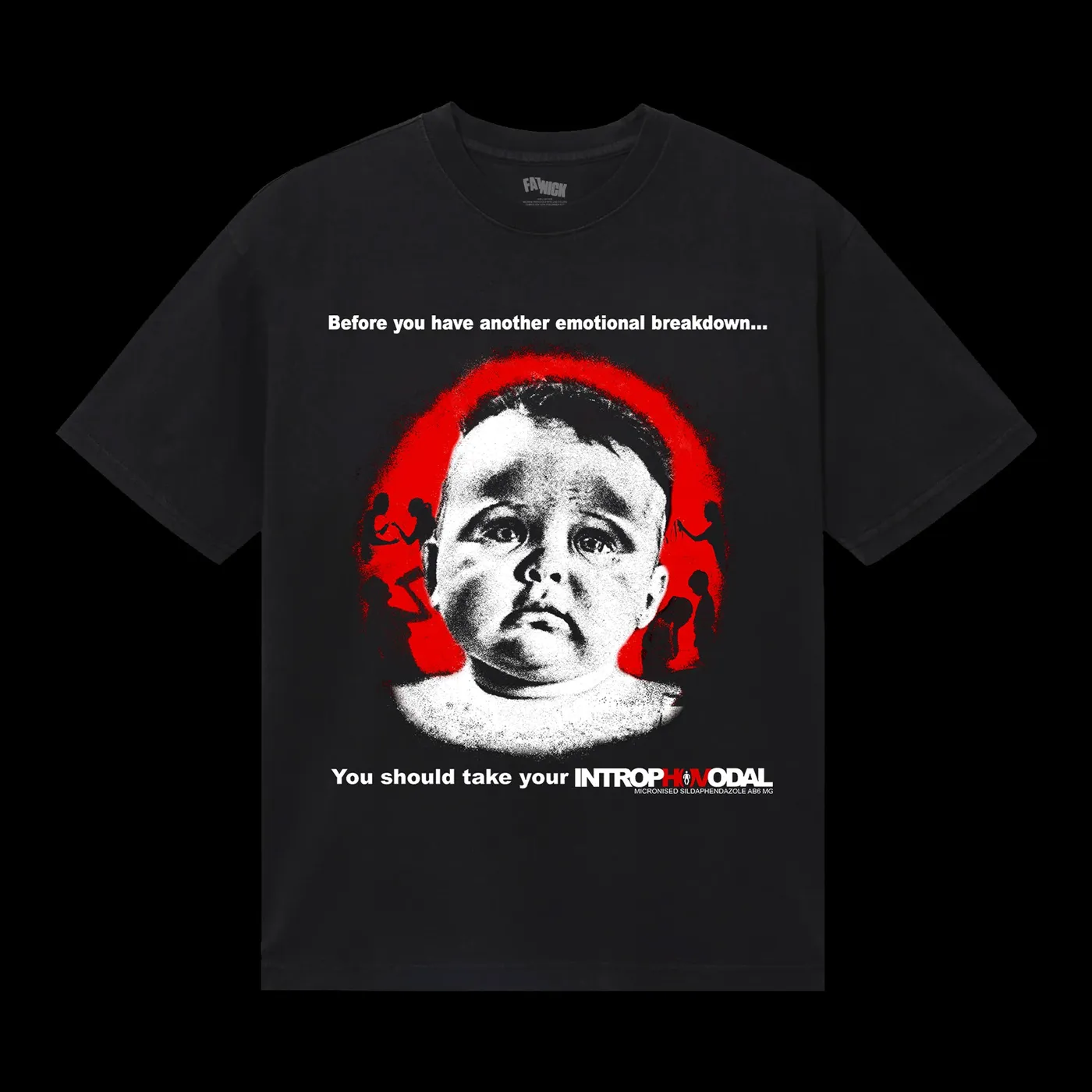 Fat Nick Introphivodal Black Tee