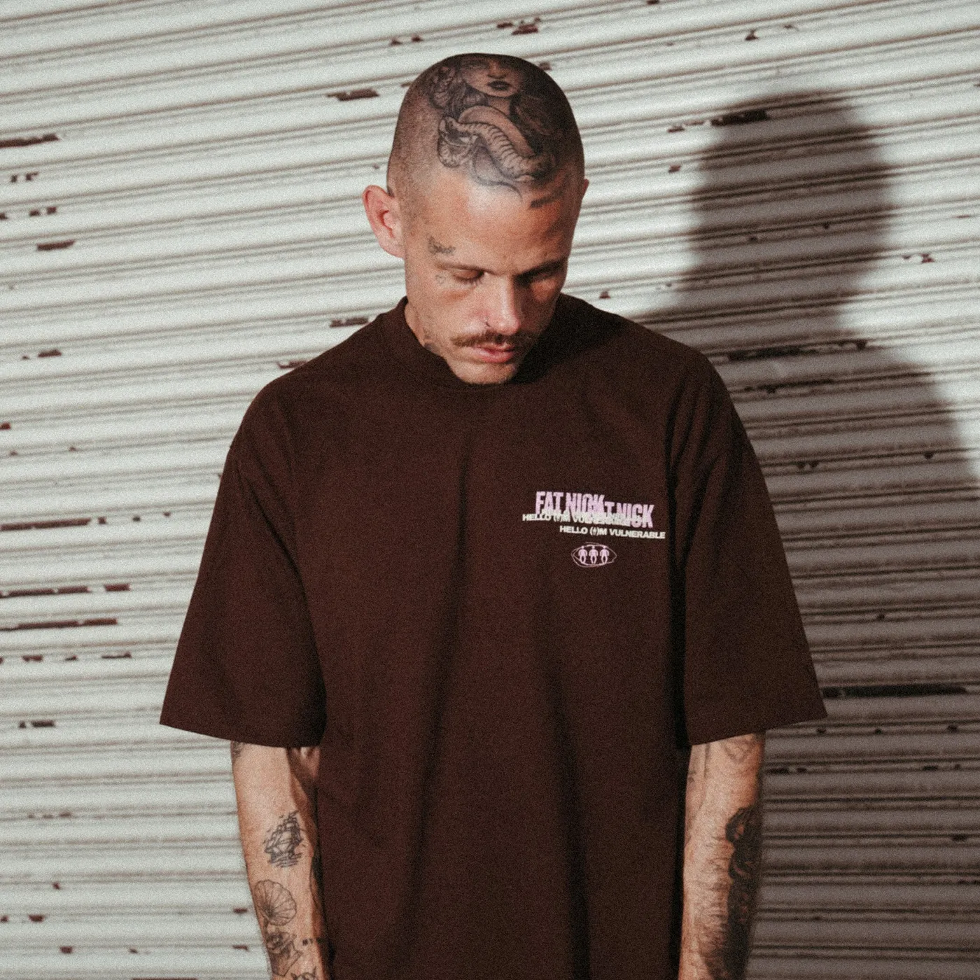 Fat Nick Too Many Problems Brown Tee