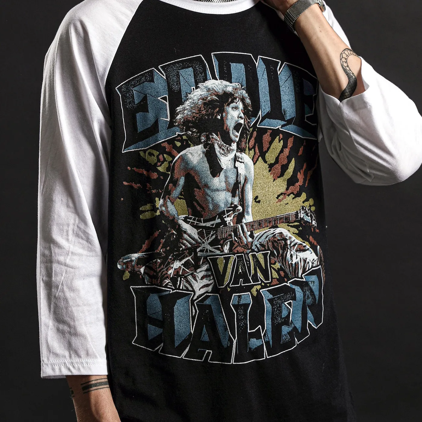Eddie Van Halen Vintage Eddie Raglan