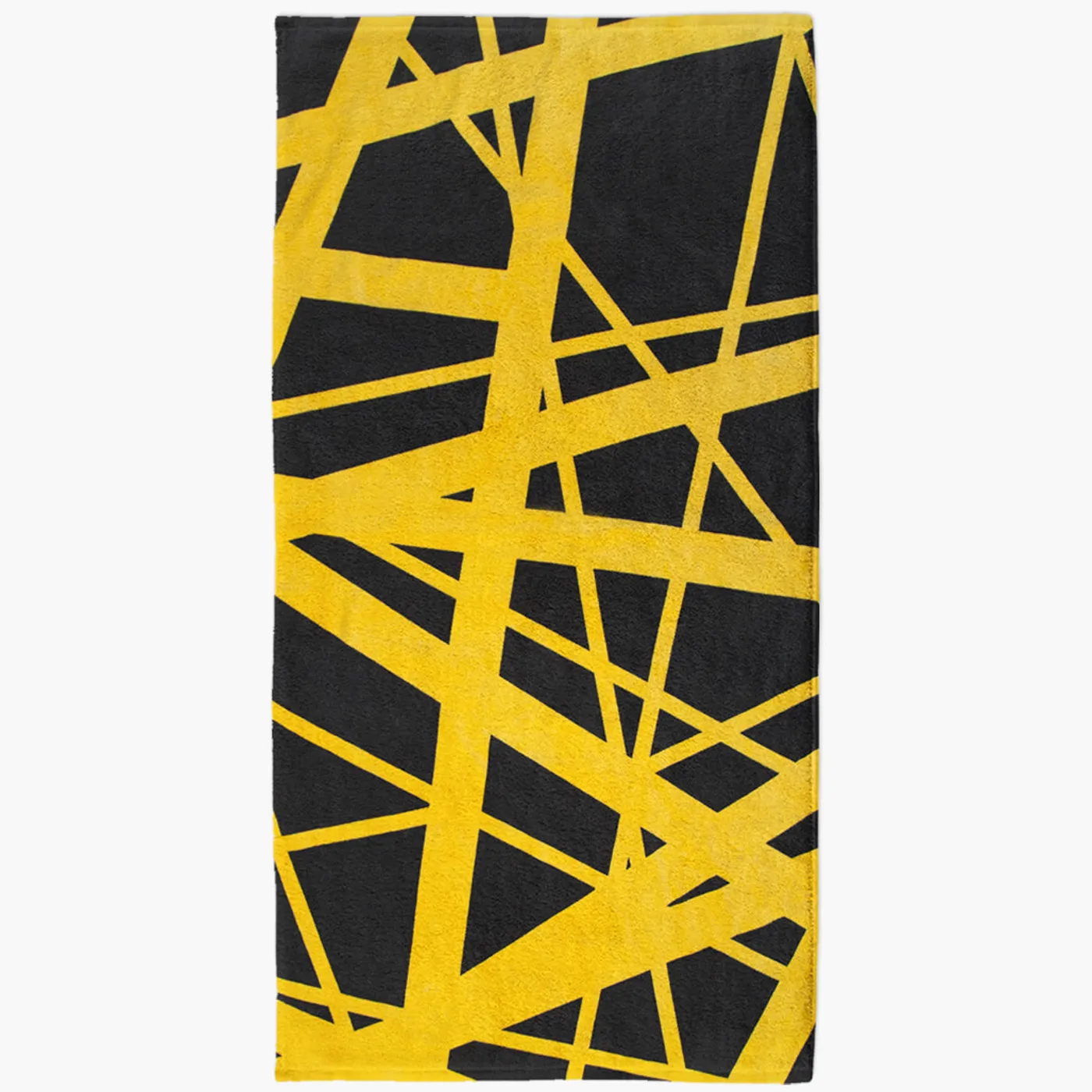 Eddie Van Halen Black/Yellow Towel