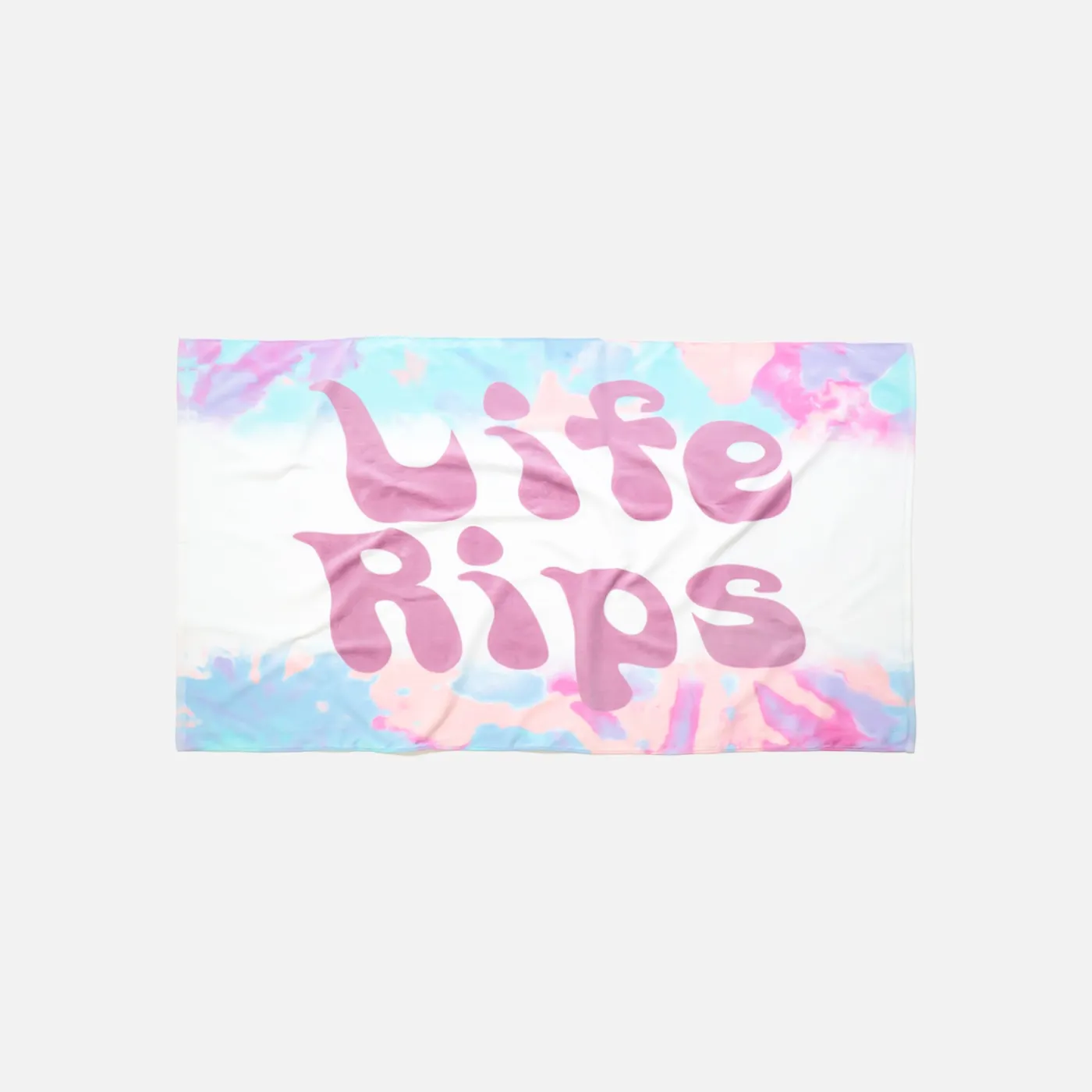 Chris D'Elia Life Rips Custom Dye Beach Towel