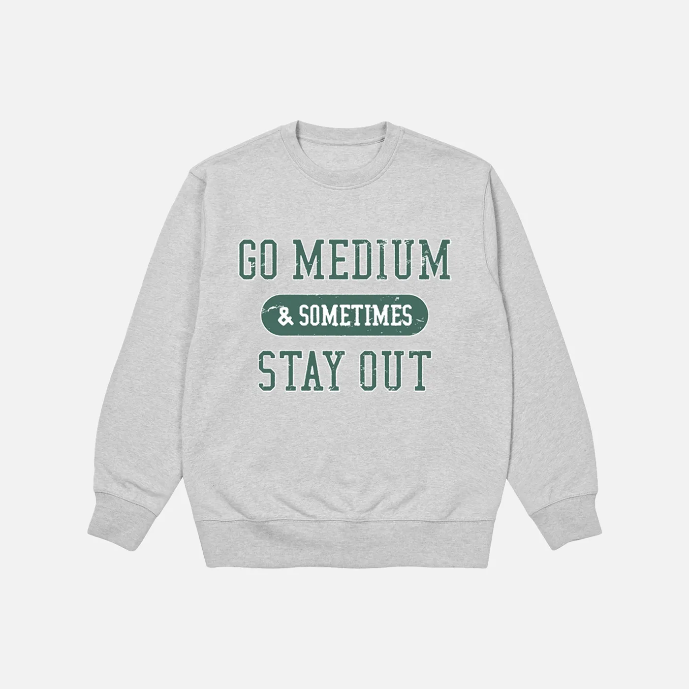 Chris D'Elia Go Medium Grey Crewneck