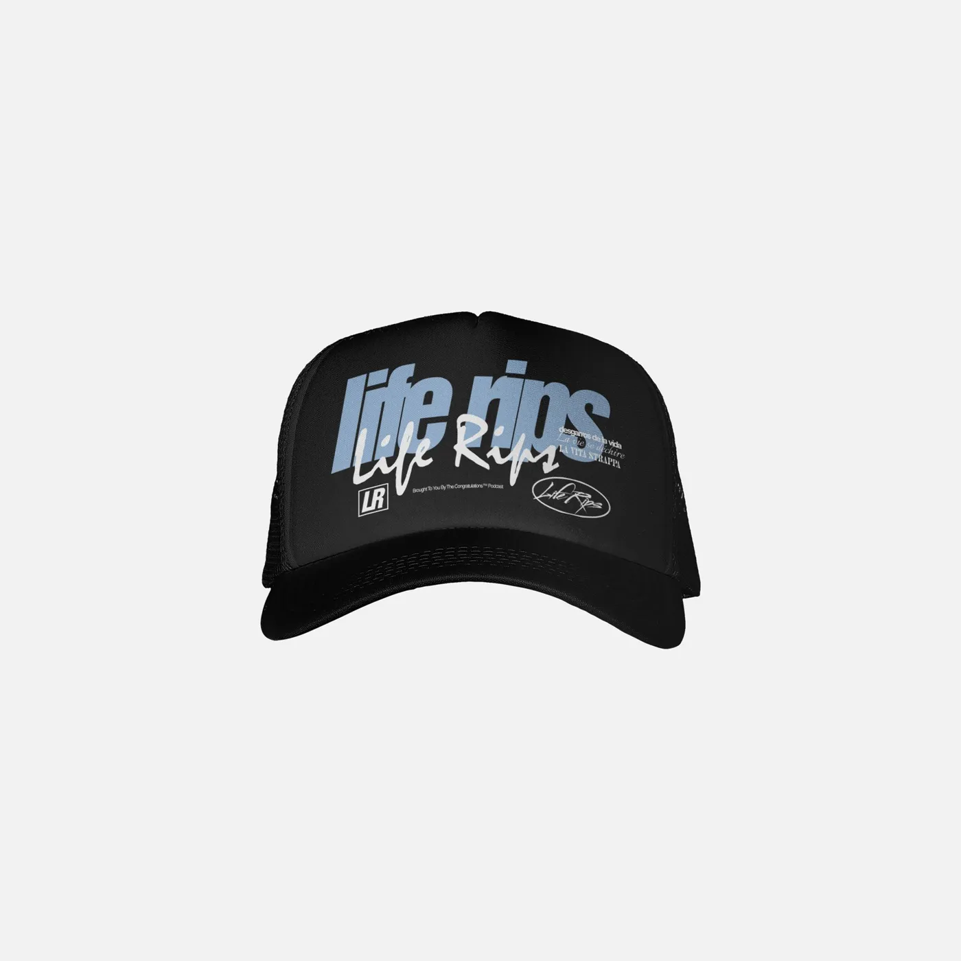 Chris D'Elia Worldwide Black Trucker Hat