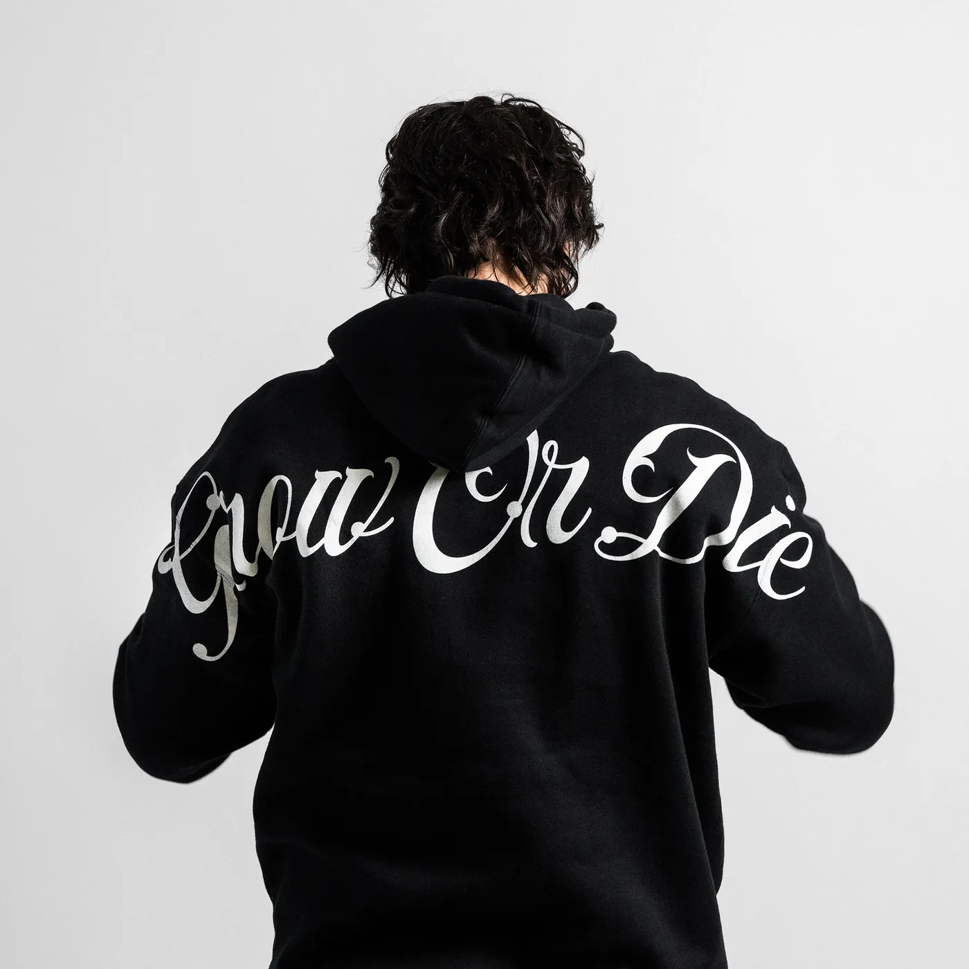 Chris D'Elia Grow or Die Script Hoodie