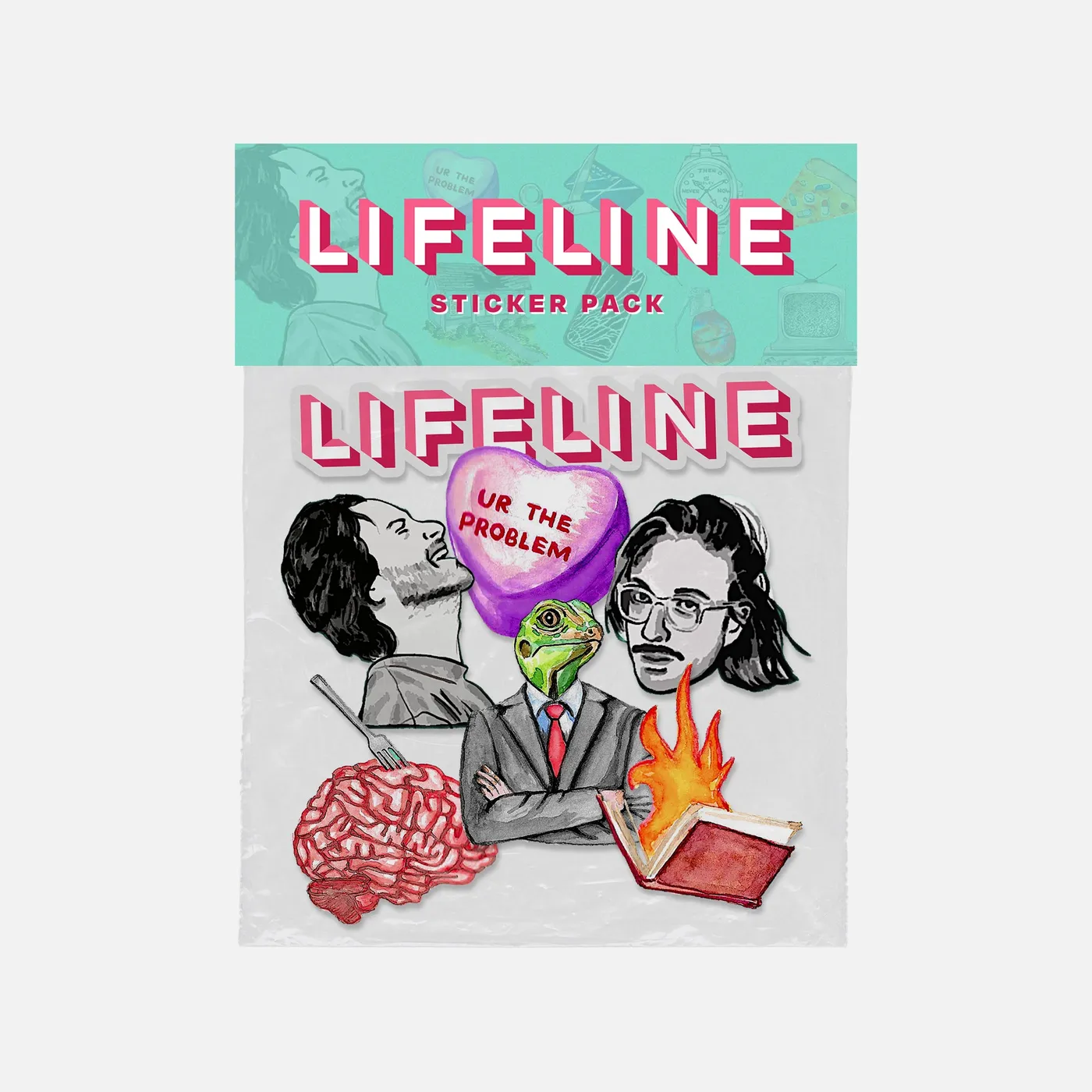 Chris D'Elia Lifeline Sticker