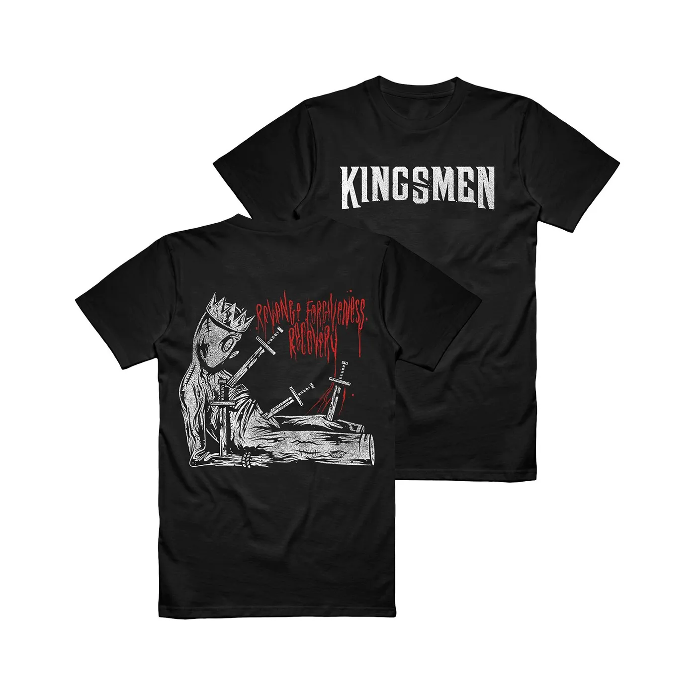 Kingsmen - ' Revenge. Forgiveness. Recovery ' Album Art Tee
