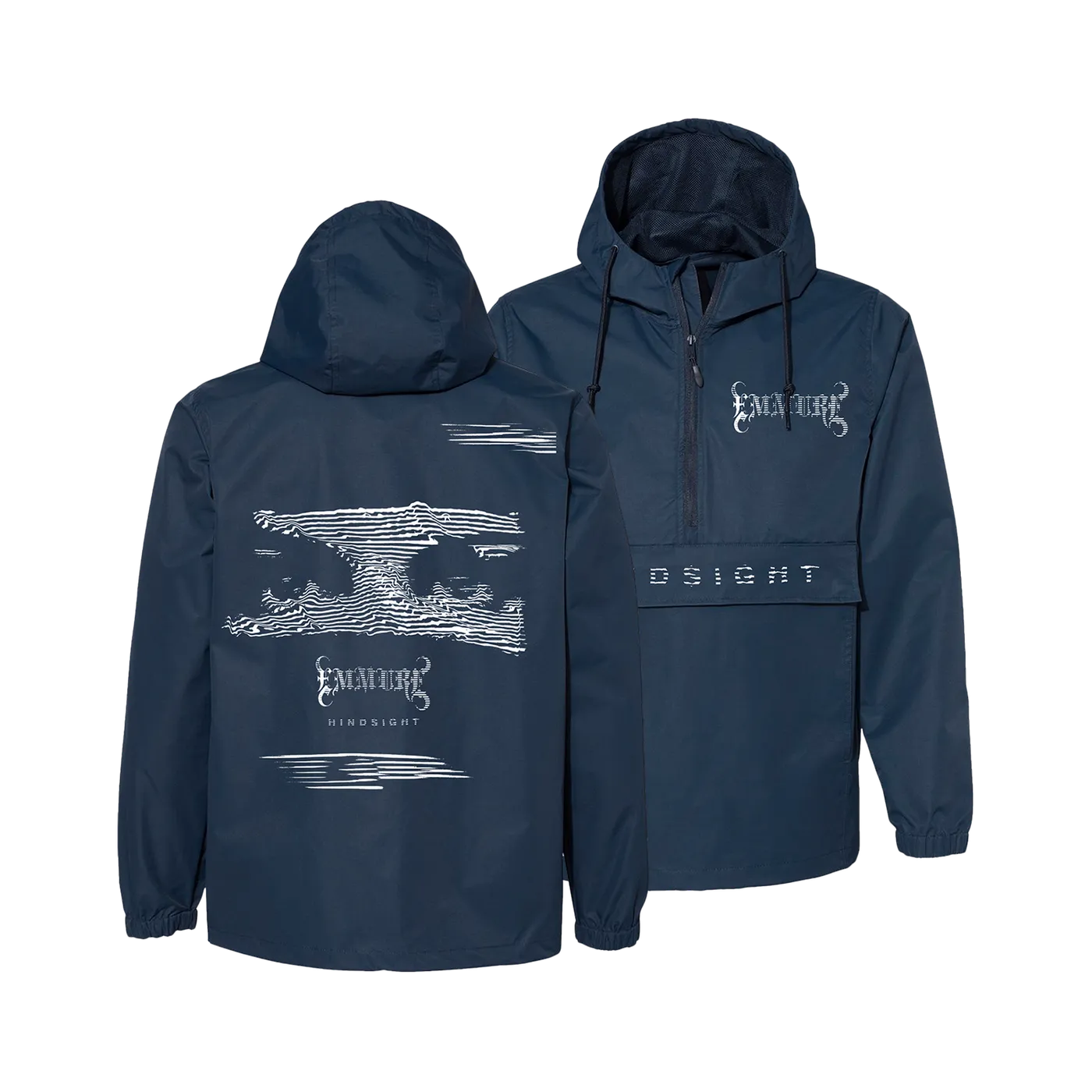 Emmure - Hindsight Navy Windbreaker
