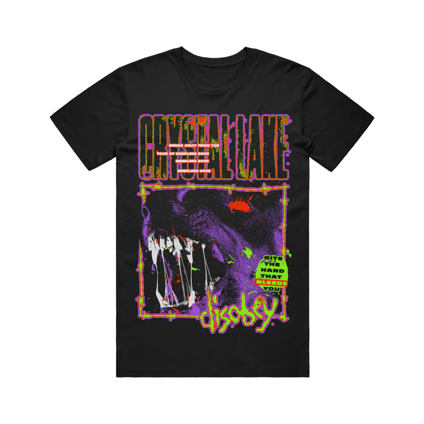 Crystal Lake - Bite The Hand Tee