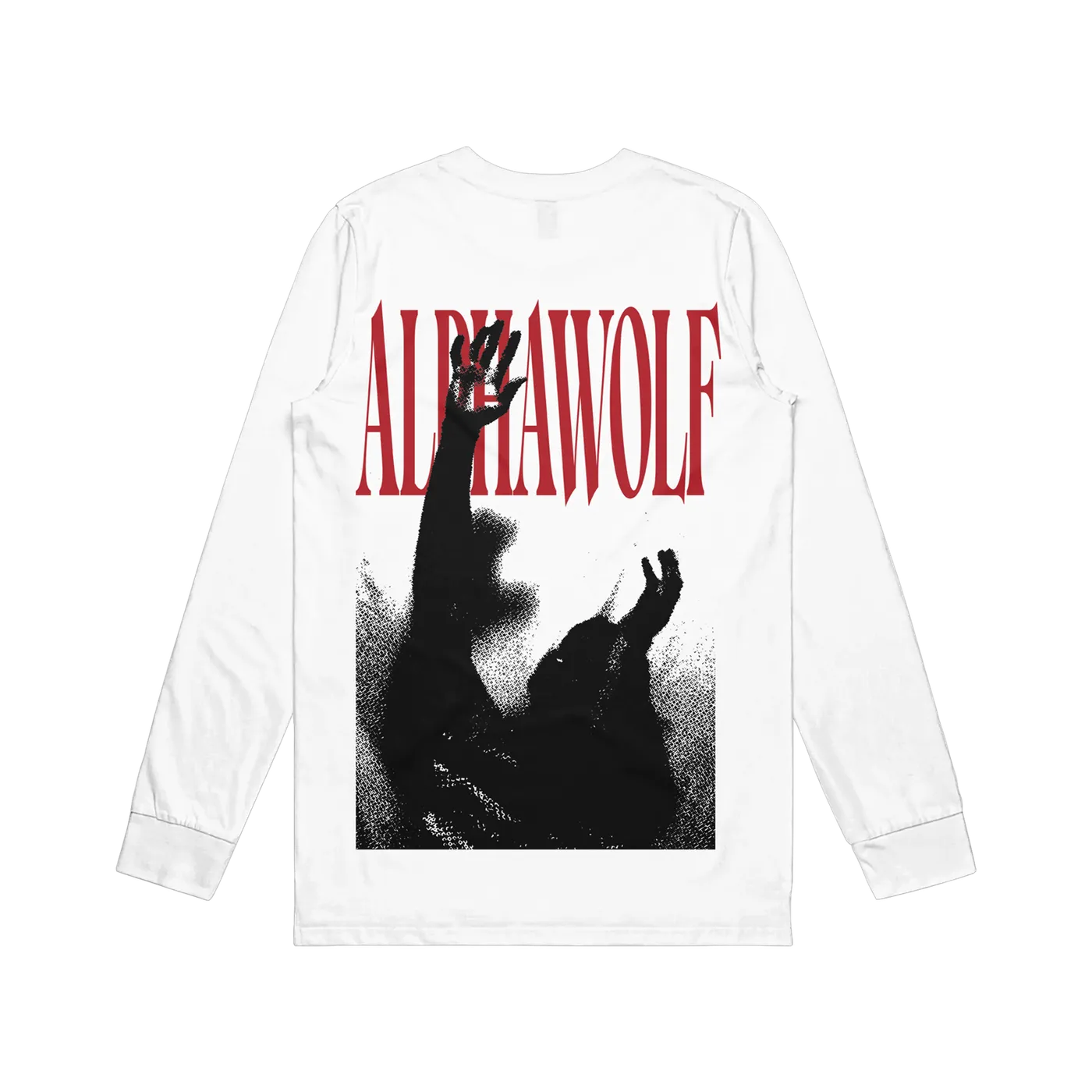 Alpha Wolf - Leak White Long Sleeve