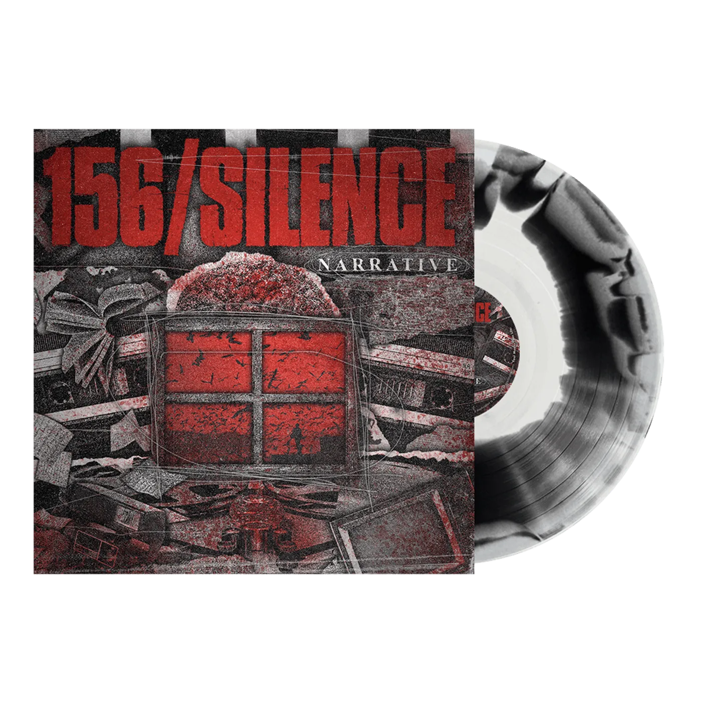 156/Silence - 'Narrative' A/B Side Black & White Vinyl