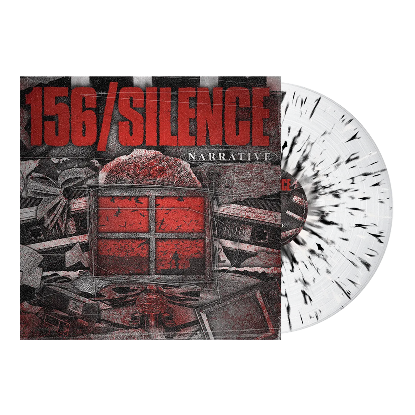 156/Silence - 'Narrative' Clear w/ Black & Bone Splatter Vinyl