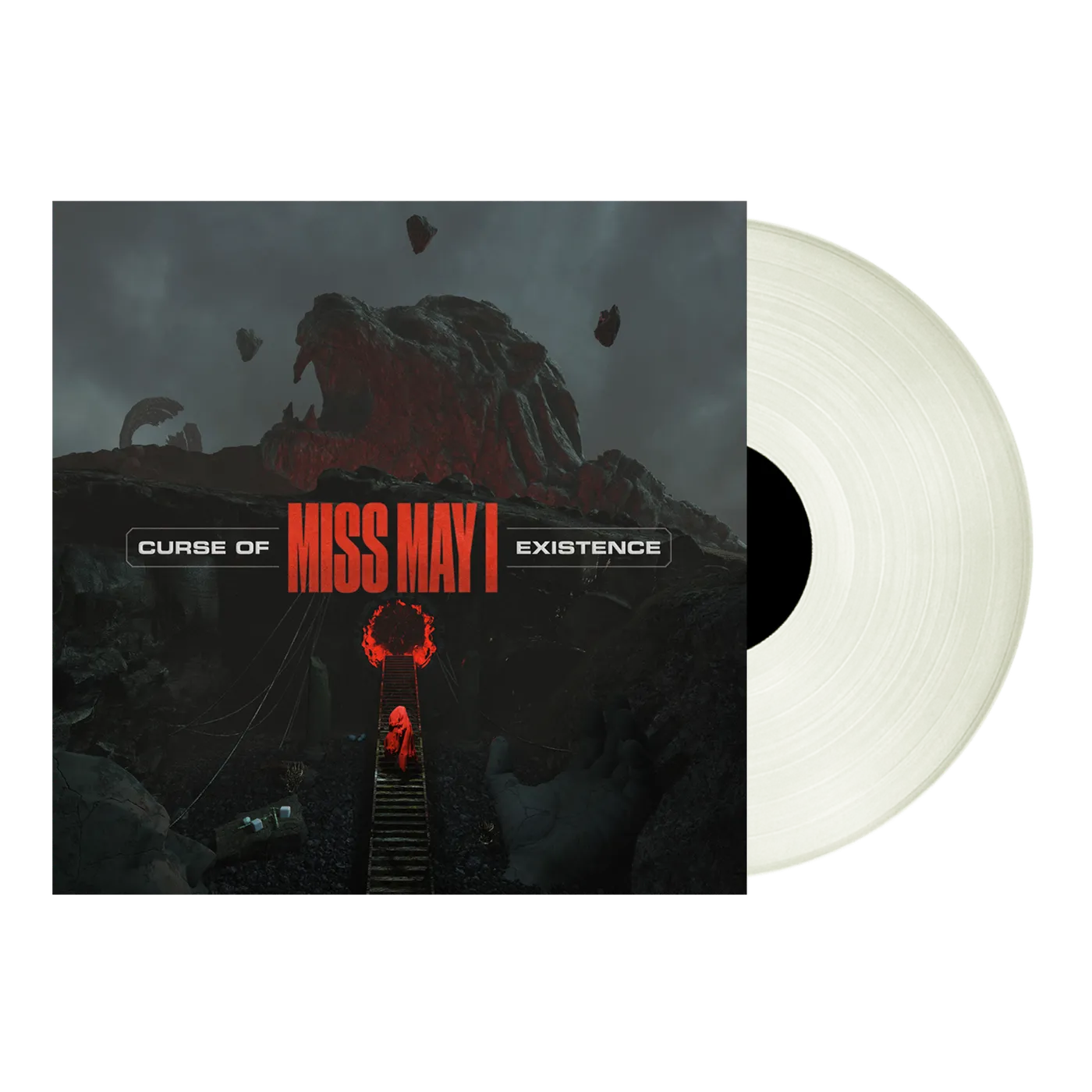Miss May I - 'Curse of Existence' Transparent Glow in the Dark Vinyl