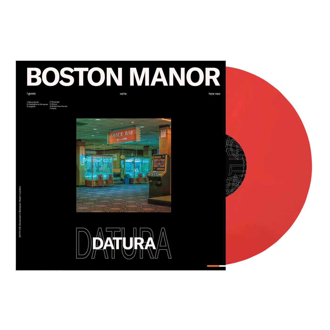 Boston Manor - 'Datura' Transparent Red Vinyl