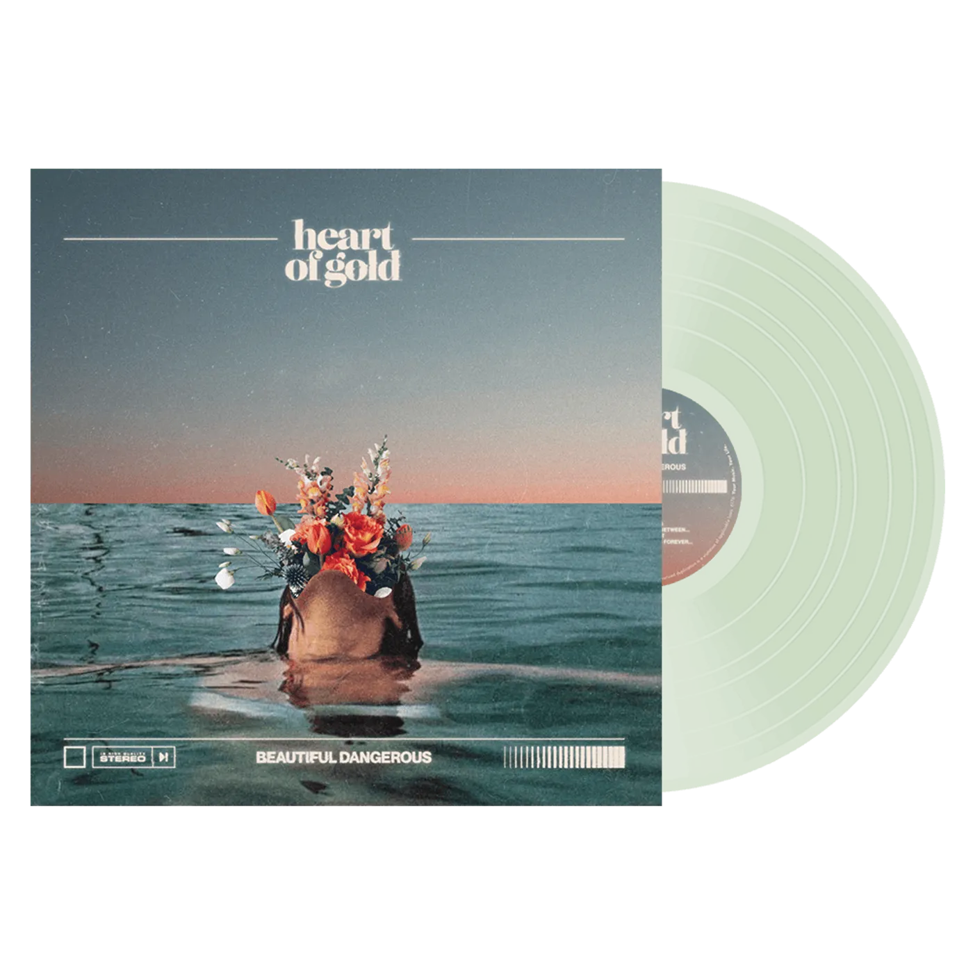 Heart of Gold - 'Beautiful Dangerous' Cokebottle Green Vinyl