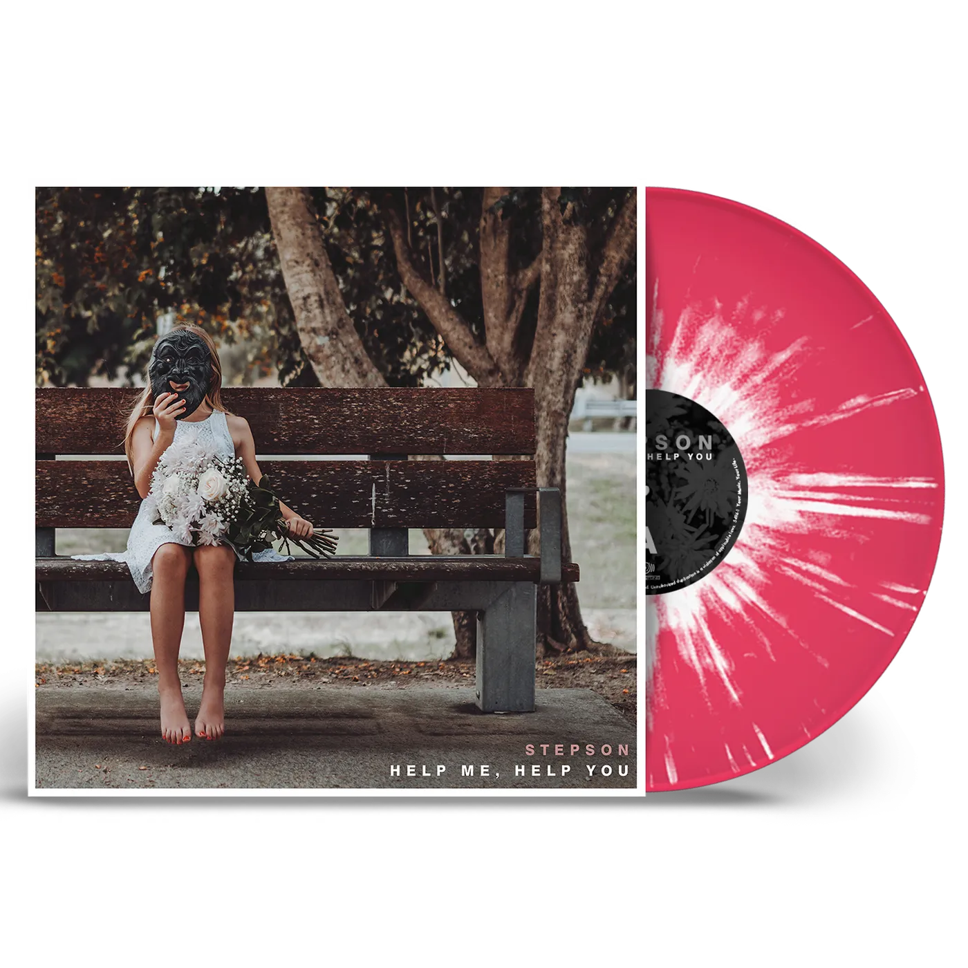 Stepson - 'Help Me, Help You' Pink w/ White Splatter Vinyl