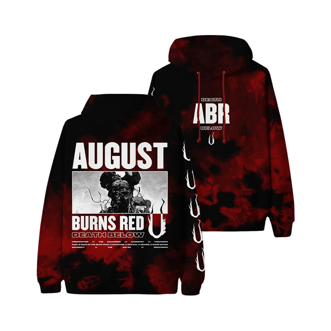August Burns Red - Death Below Red Dye Hoodie
