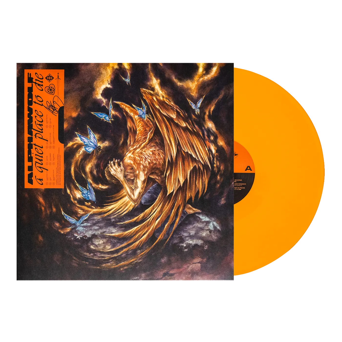 Alpha Wolf - 'A Quiet Place To Die' Orange Vinyl LP