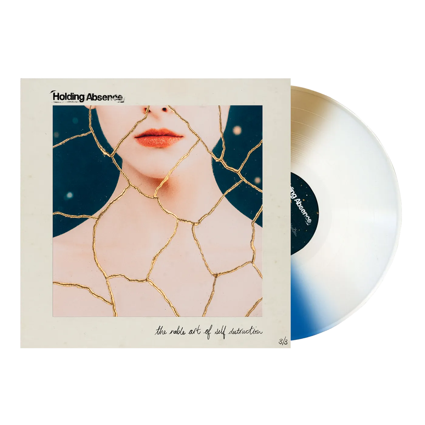 Holding Absence - 'The Noble Art of Self Destruction'  White + Gold + Mid Blue Vinyl