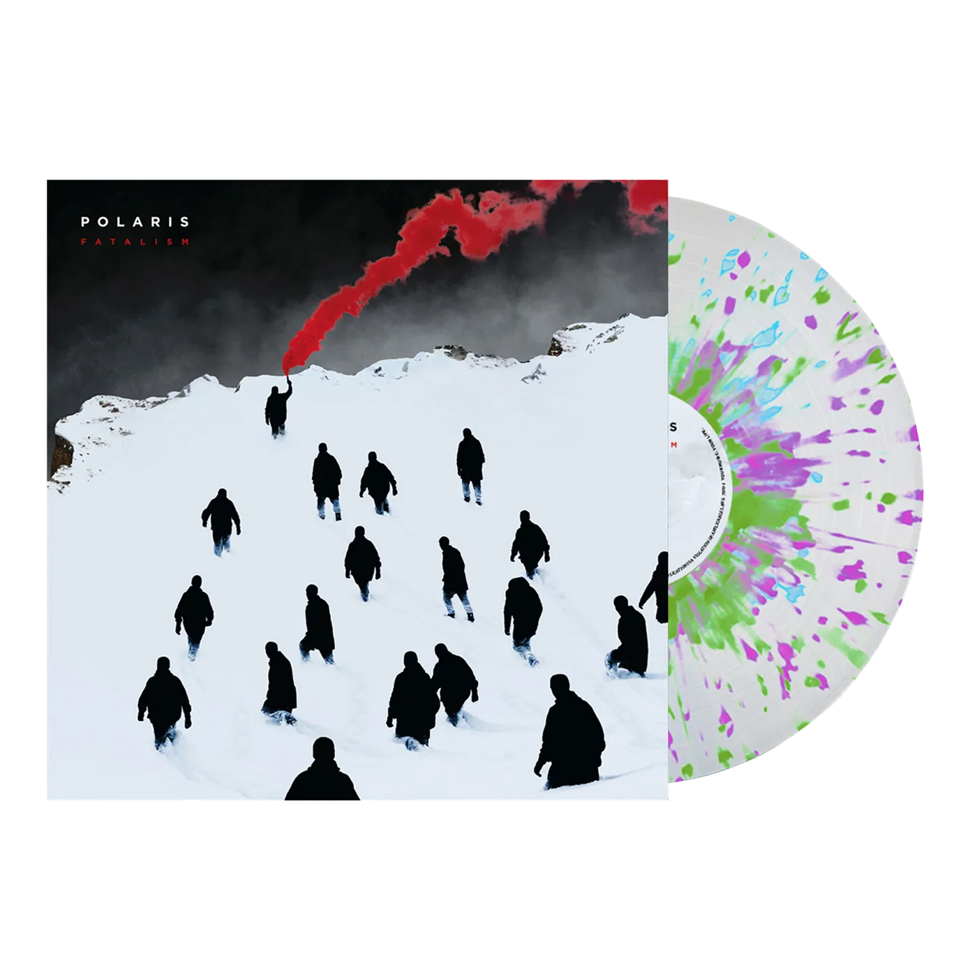 Polaris - 'Fatalism' Clear w/ Green + Violet + Curacao Splatter Vinyl LP