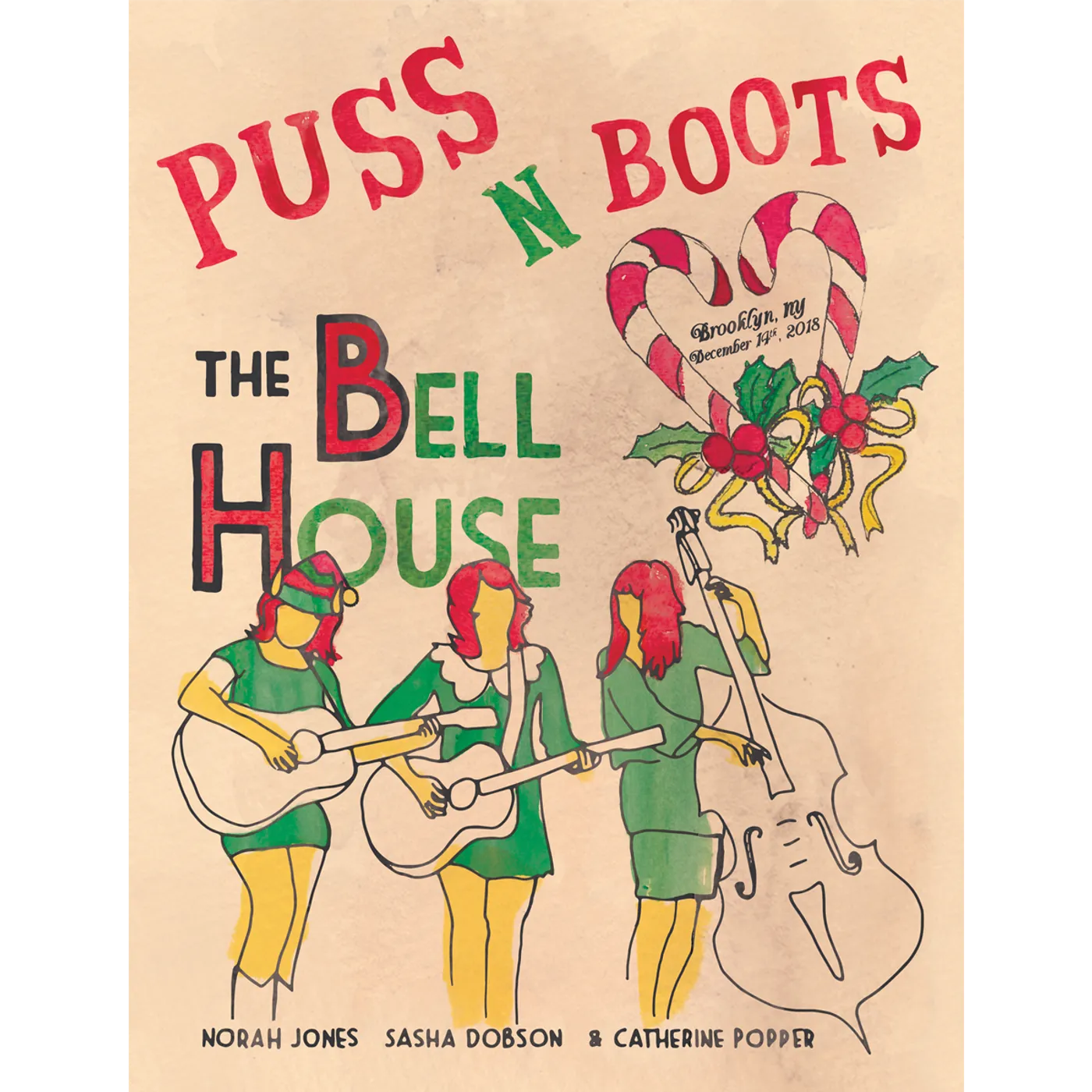 Norah Jones Puss N Boots Event Poster