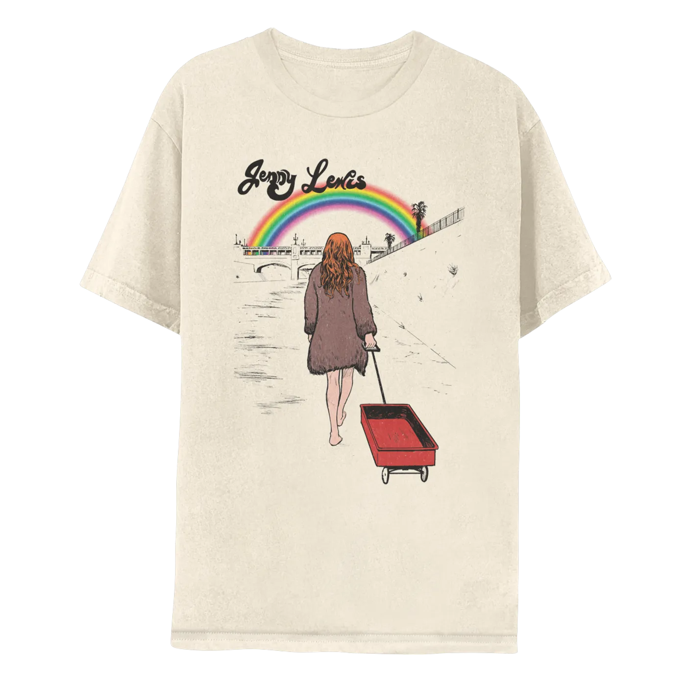 Jenny Lewis "Rabbit Fur Coat" Tee - Natural