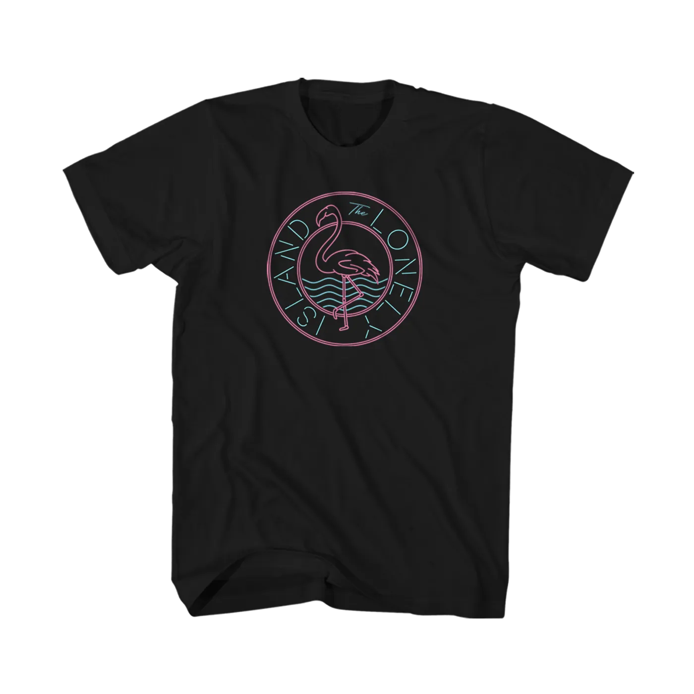 The Lonely Island Flamingo Lights Tee