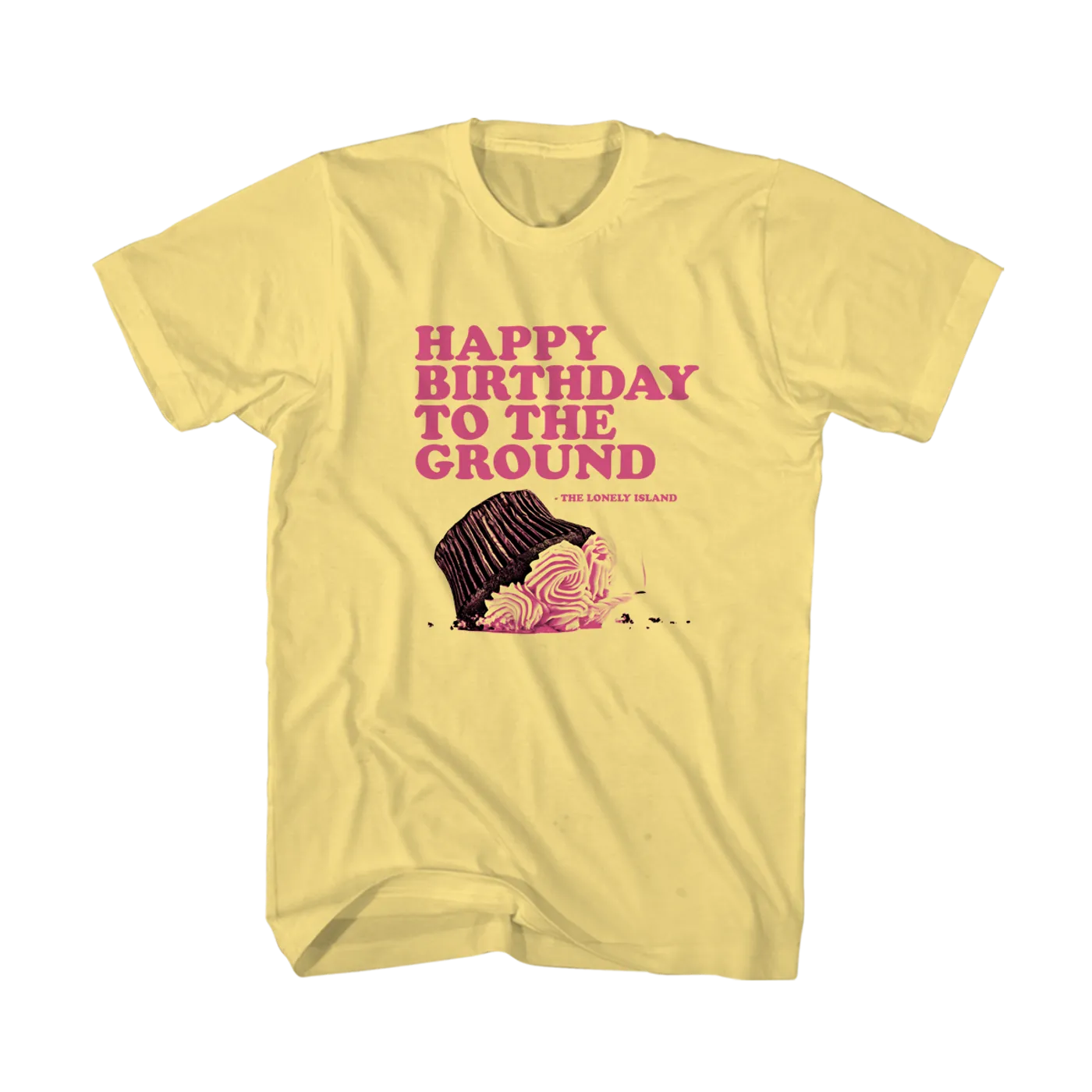 The Lonely Island Happy Birthday to the Ground Yellow Tee