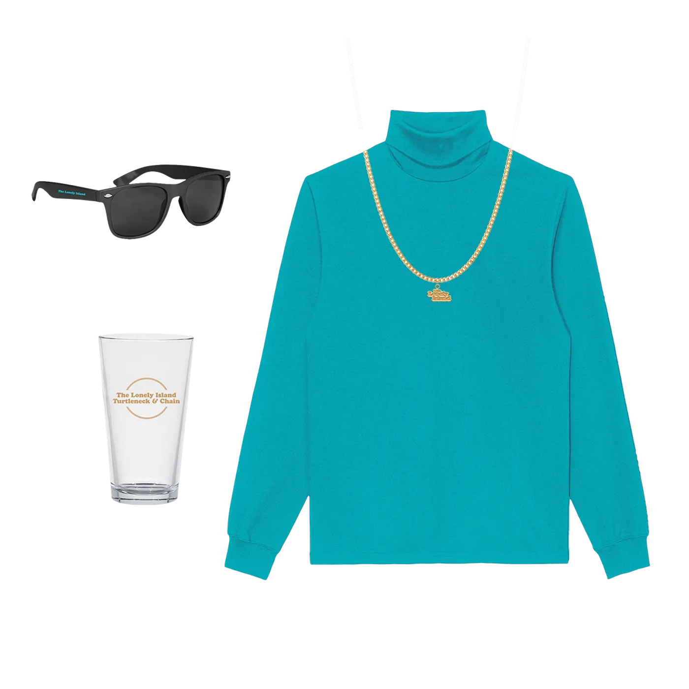 The Lonely Island Turtleneck & Chain Bundle