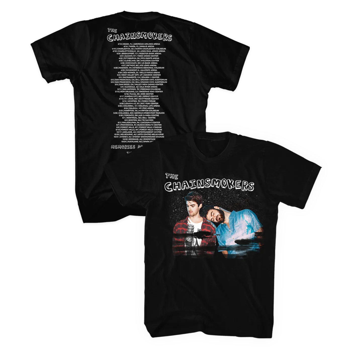 The Chainsmokers Late Nights Tour Tee