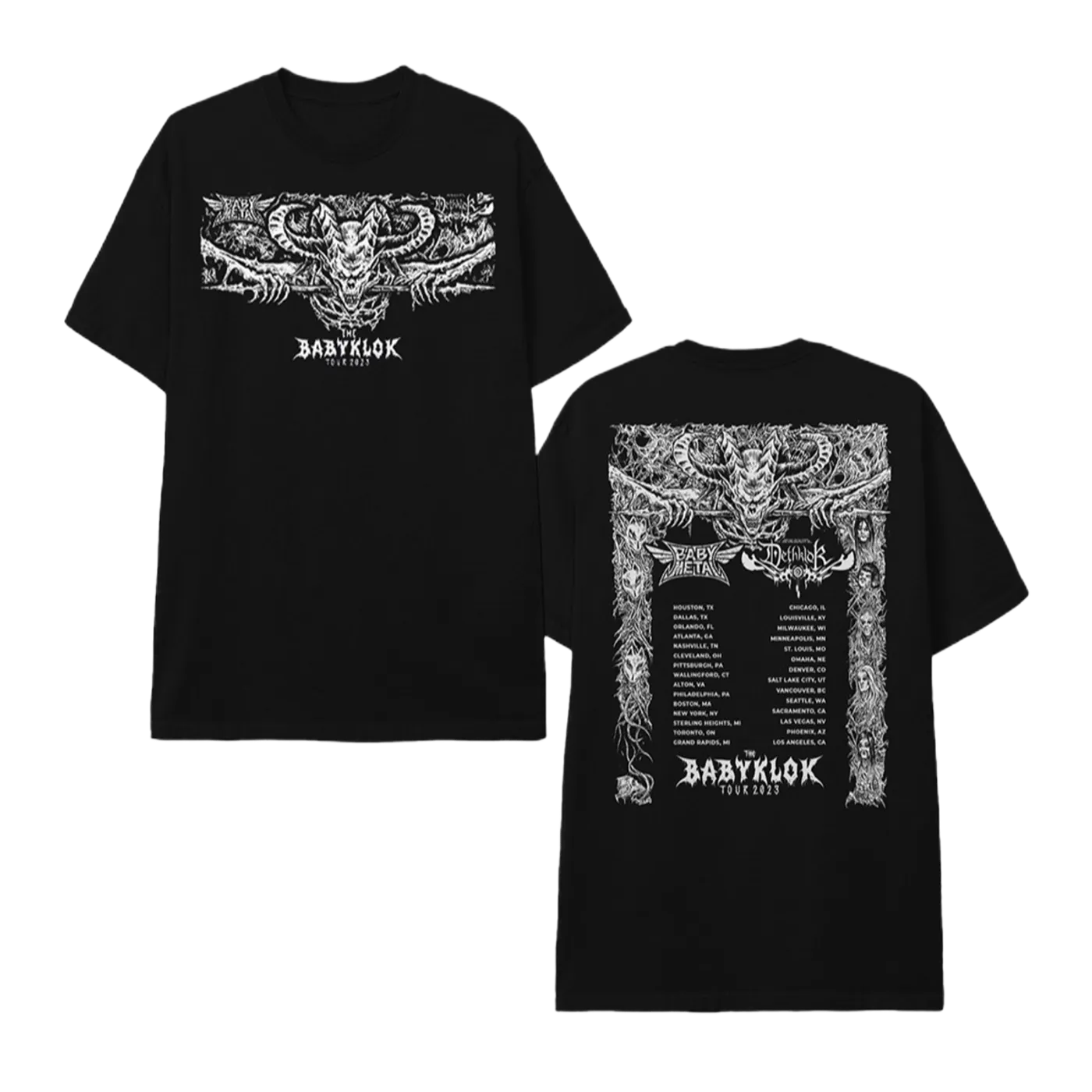 BABYMETAL "BABYKLOK" TEE