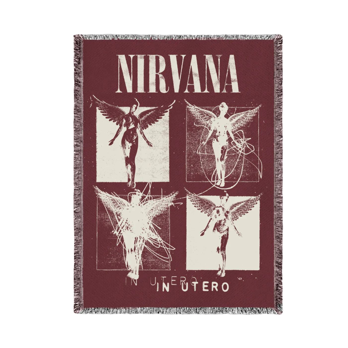 Nirvana In Utero Blanket