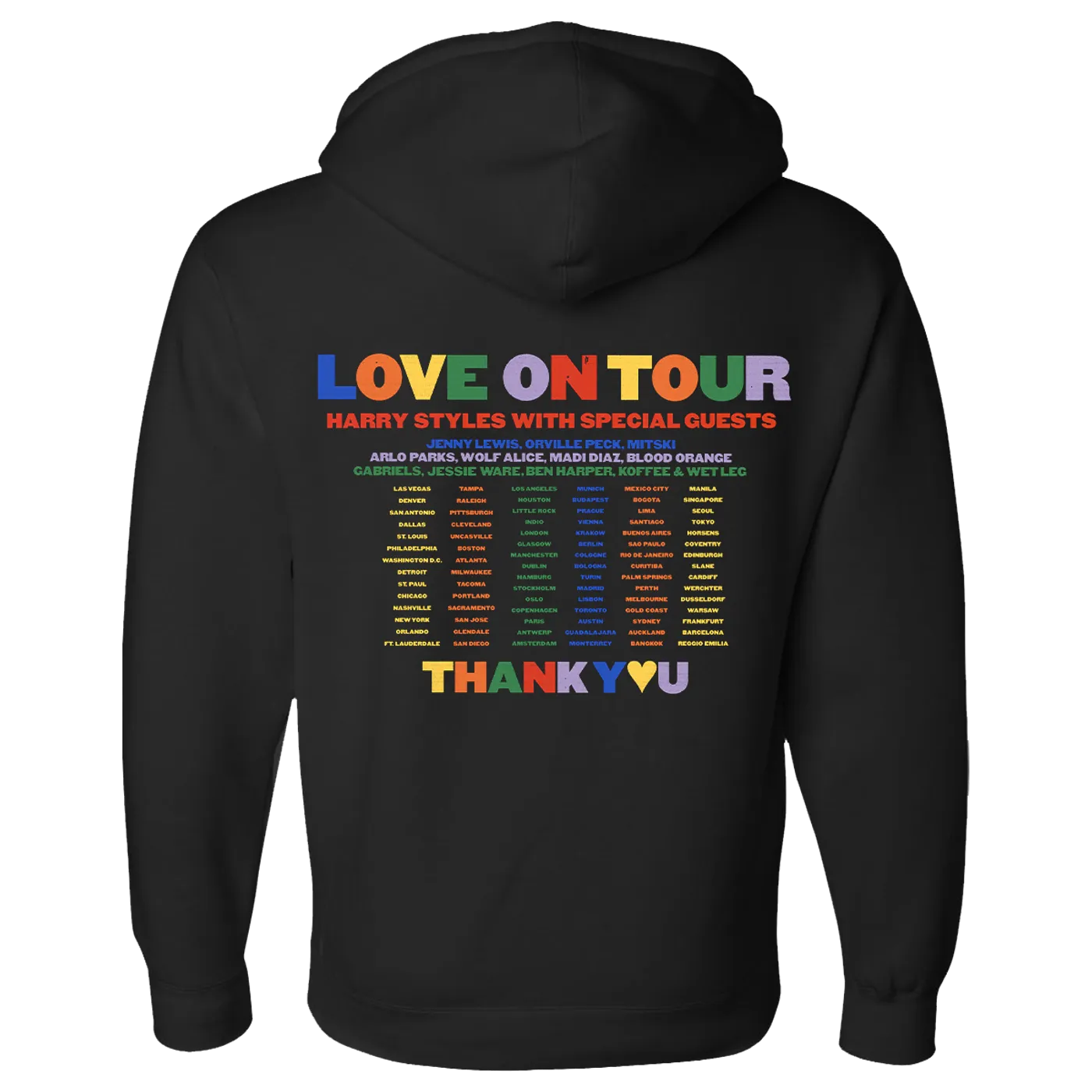 Harry Styles Love On Tour Thank You Hoodie
