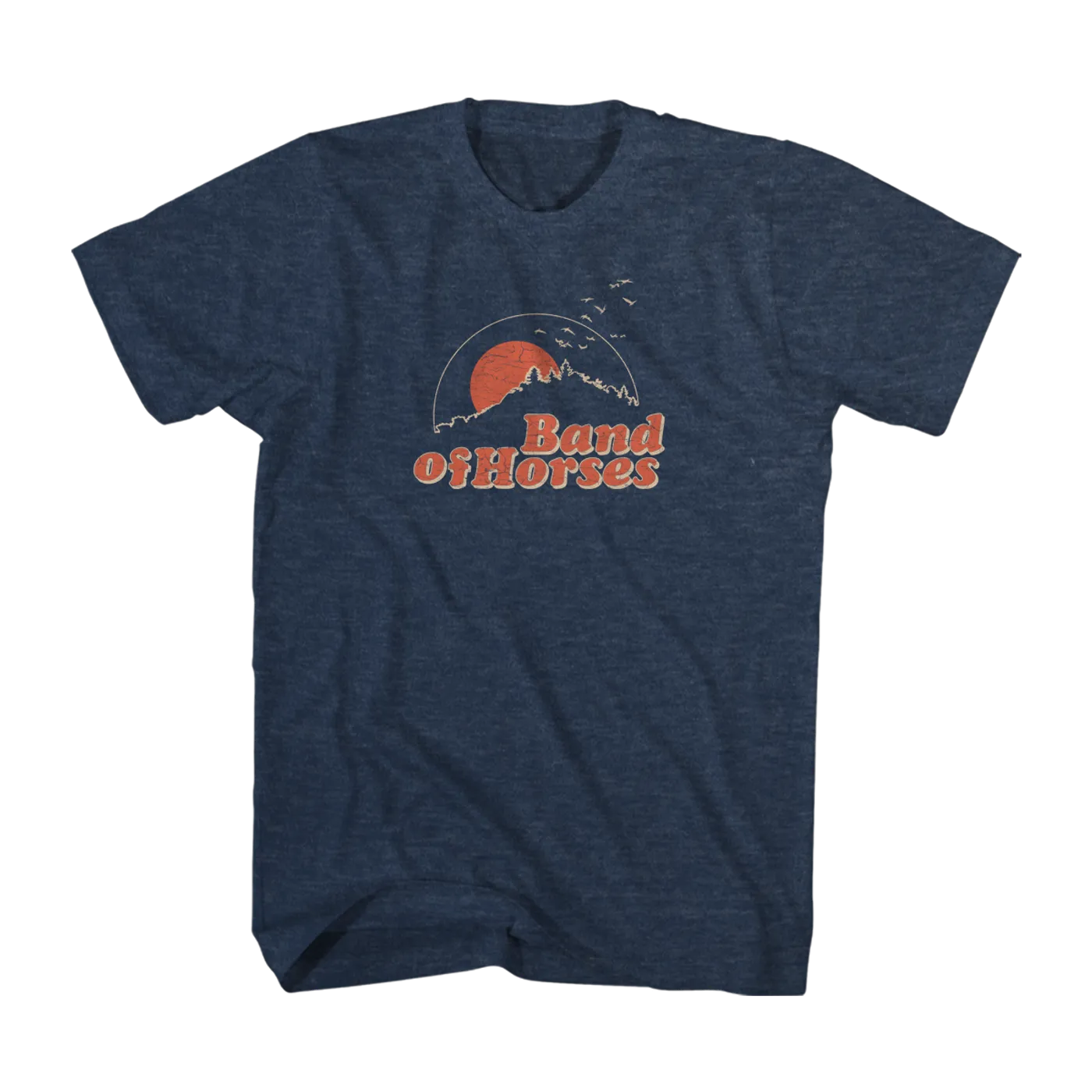 Band of Horses Flock Tee (Heather Navy)