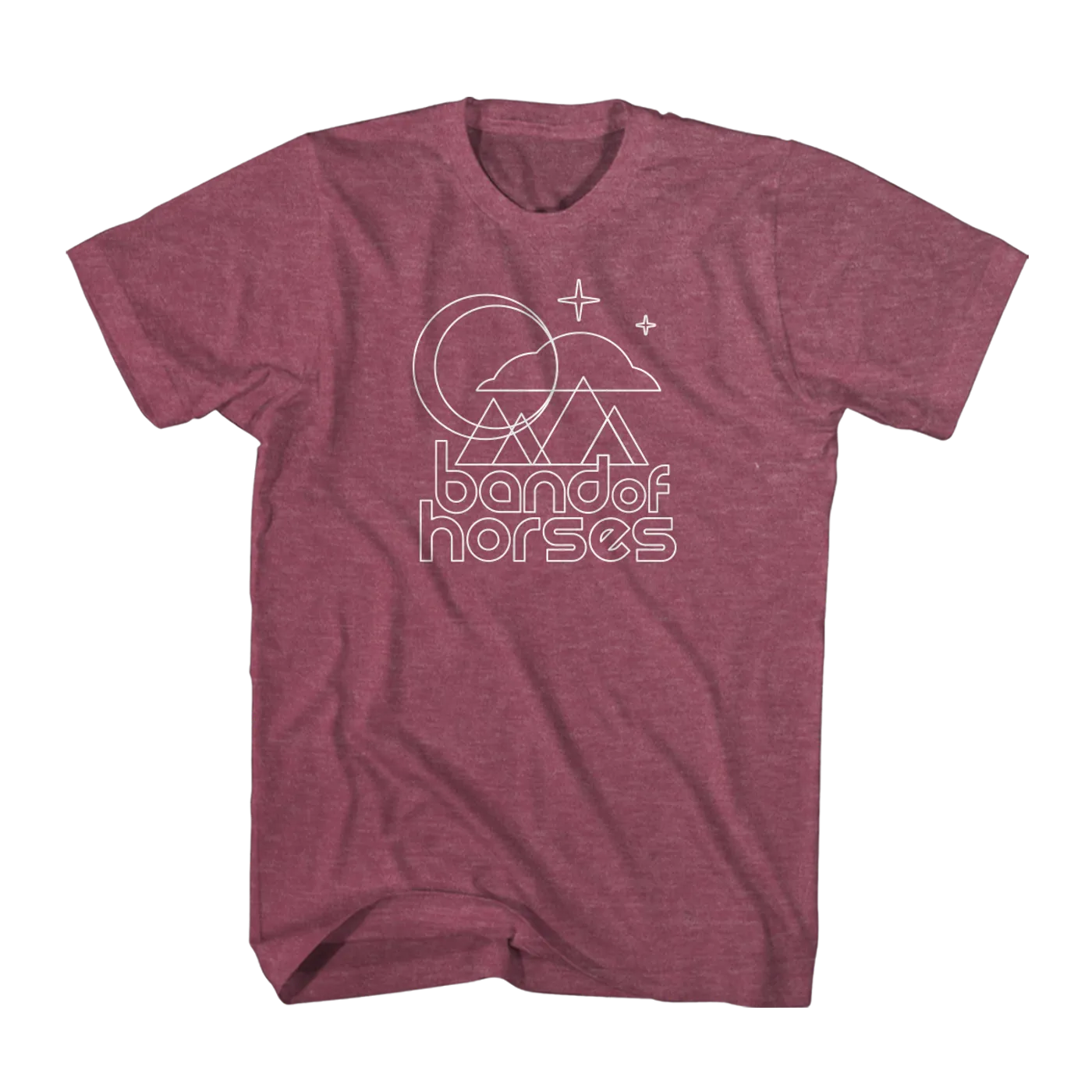 Band of Horses Alpine Tee (Heather Burgundy)